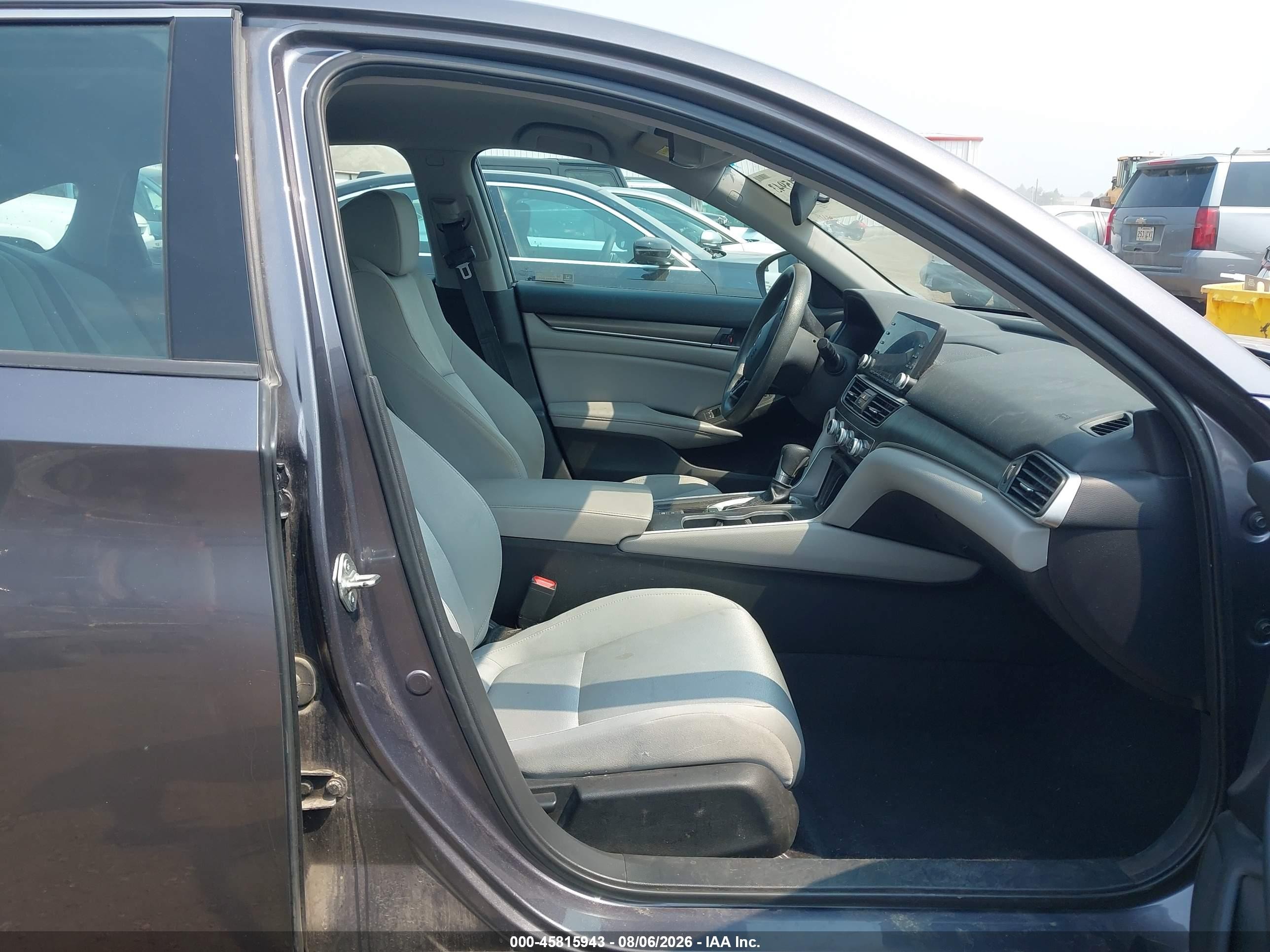 2018 Honda Accord Lx Gray vin: 1HGCV1F1XJA264201