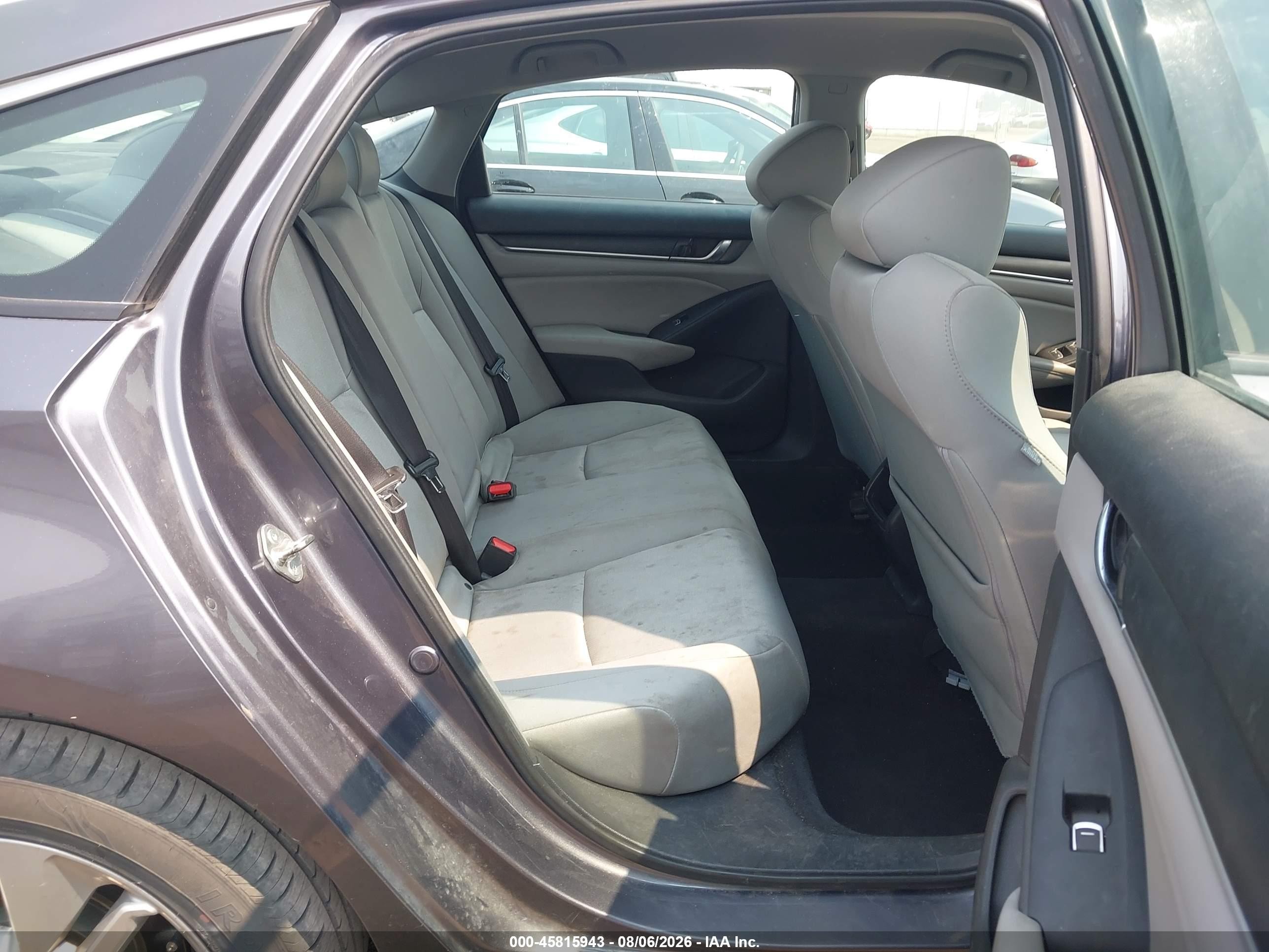 2018 Honda Accord Lx Gray vin: 1HGCV1F1XJA264201