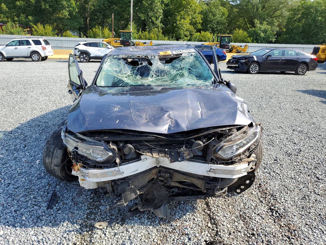 2019 Honda Accord Lx Gray vin: 1HGCV1F1XKA100383