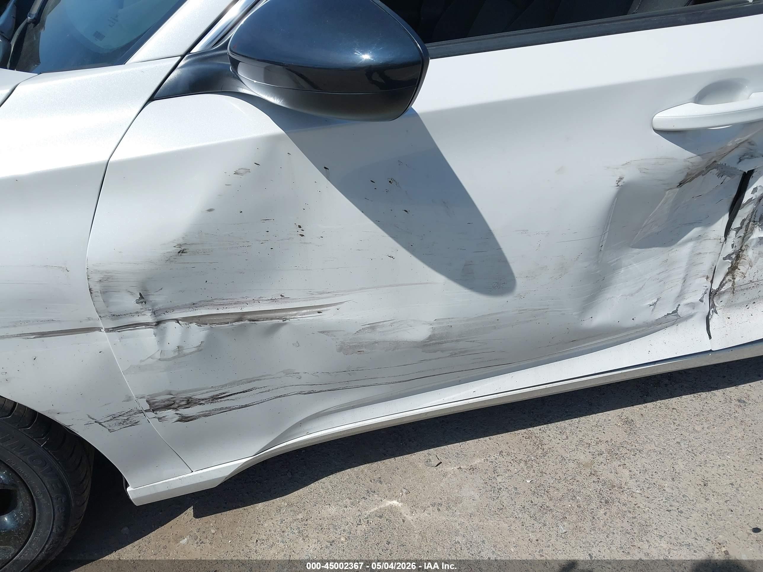 2019 Honda Accord Lx White vin: 1HGCV1F1XKA167663