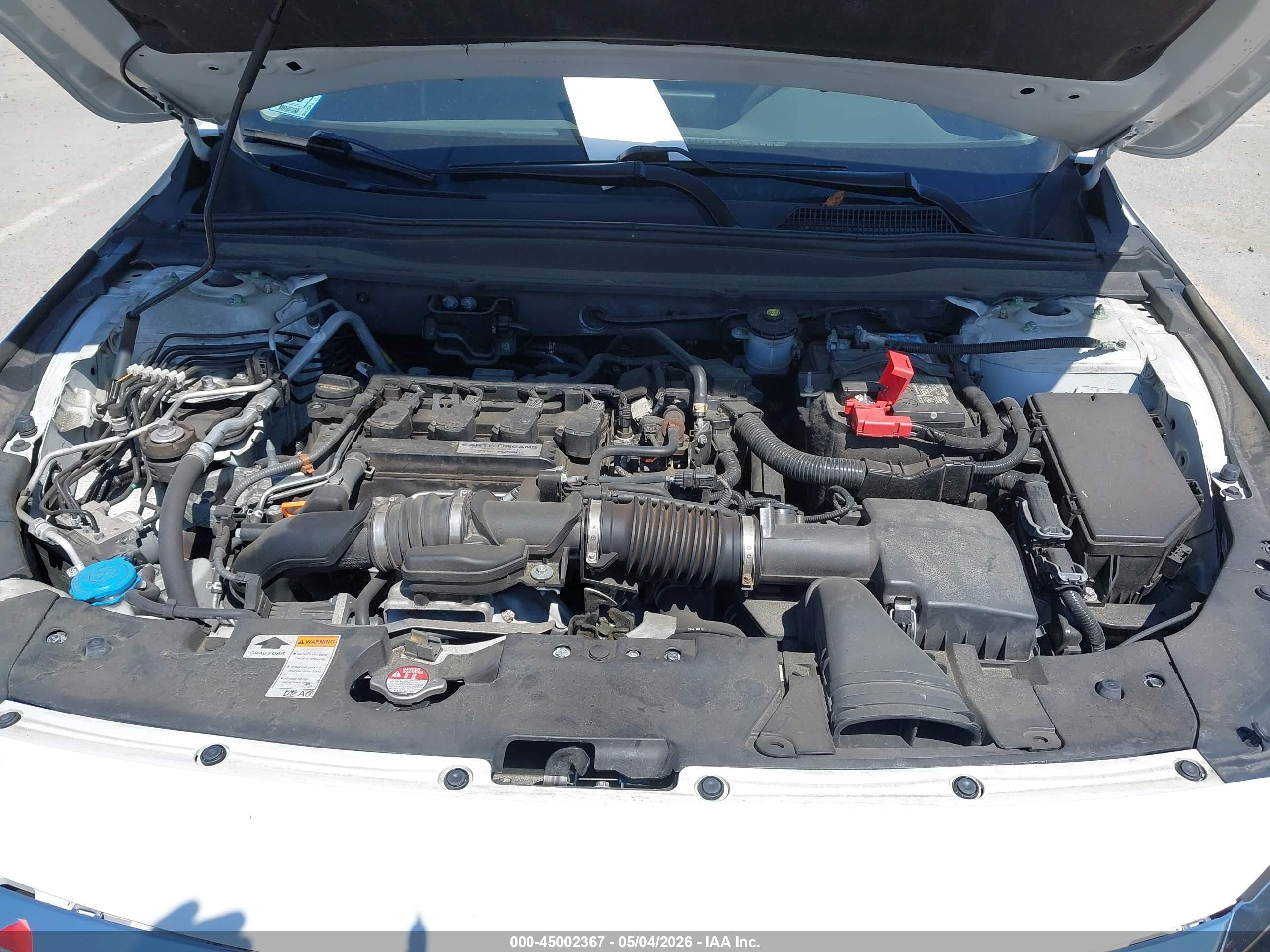2019 Honda Accord Lx White vin: 1HGCV1F1XKA167663