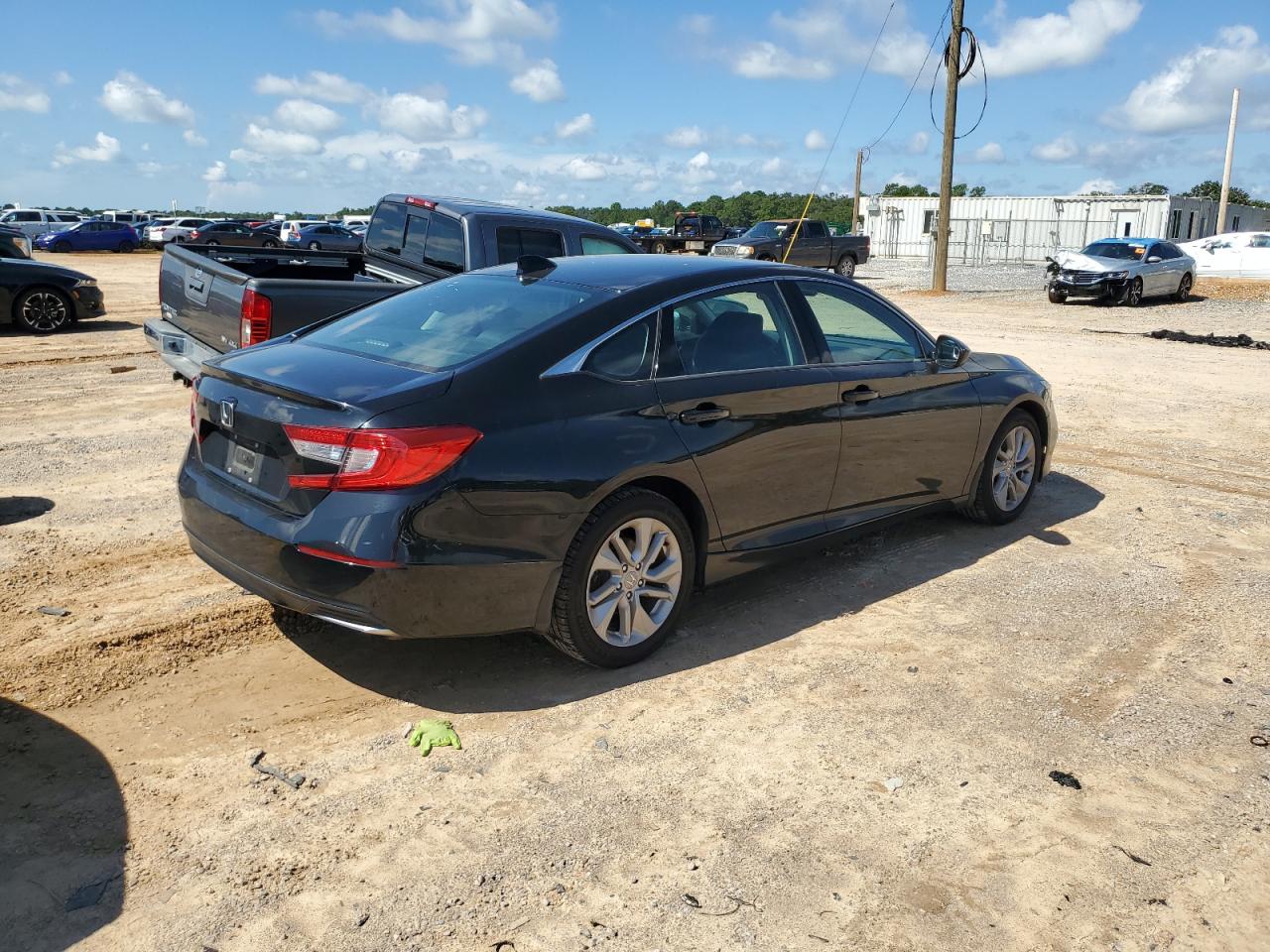 2020 Honda Accord Lx Black vin: 1HGCV1F1XLA042096