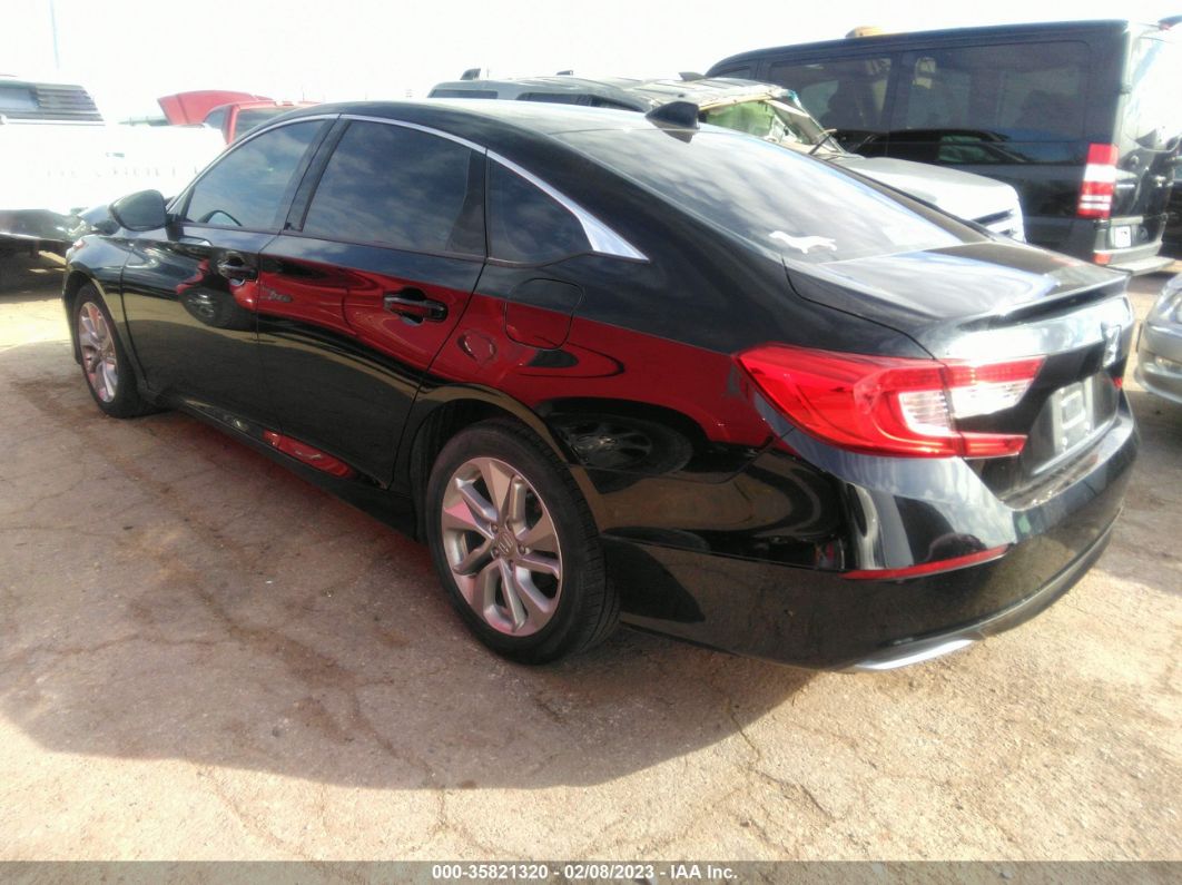 2020 Honda Accord Sedan Lx Black vin: 1HGCV1F1XLA052062