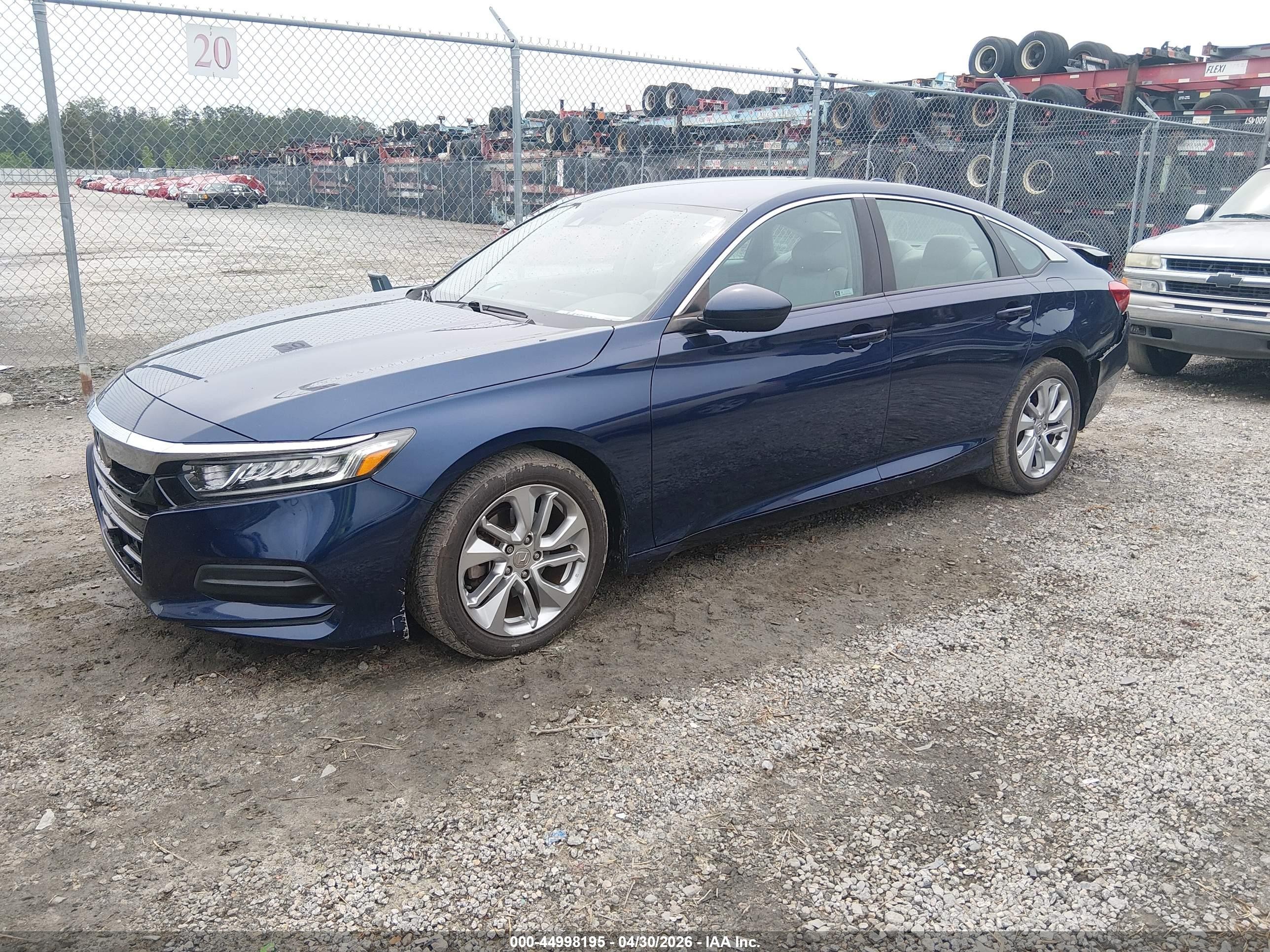 2020 Honda Accord Lx Dark Blue vin: 1HGCV1F1XLA098894