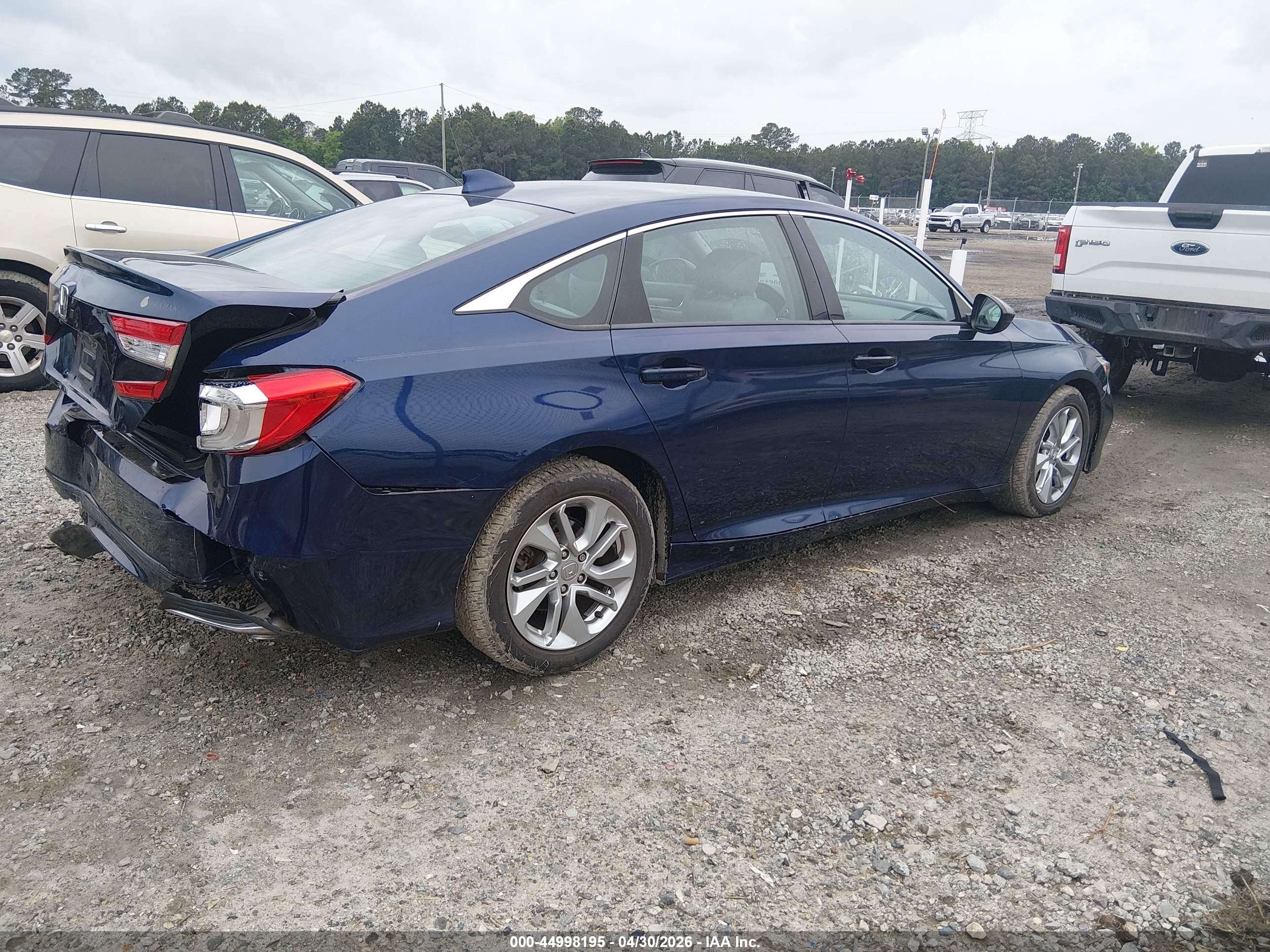 2020 Honda Accord Lx Dark Blue vin: 1HGCV1F1XLA098894
