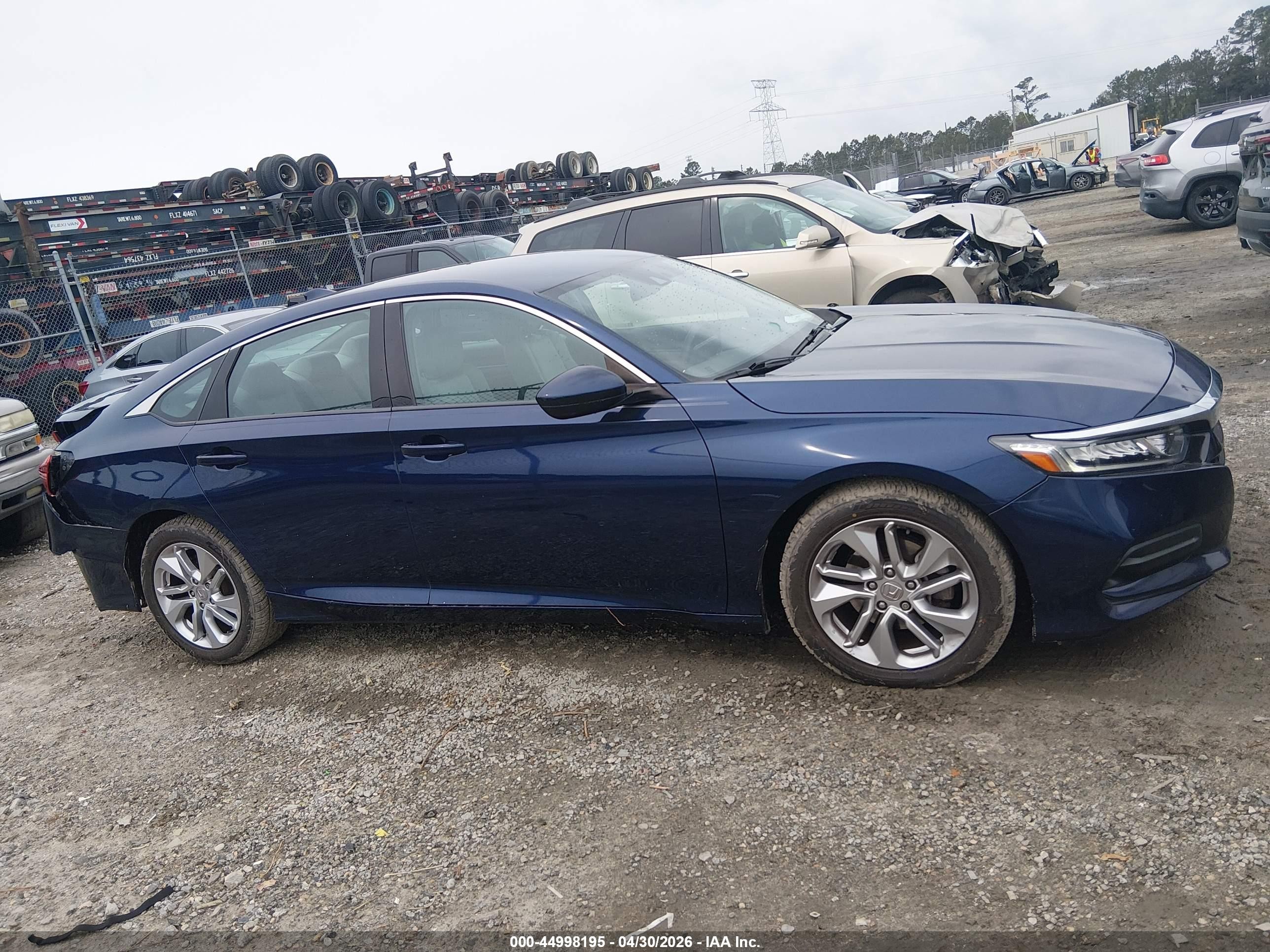 2020 Honda Accord Lx Dark Blue vin: 1HGCV1F1XLA098894