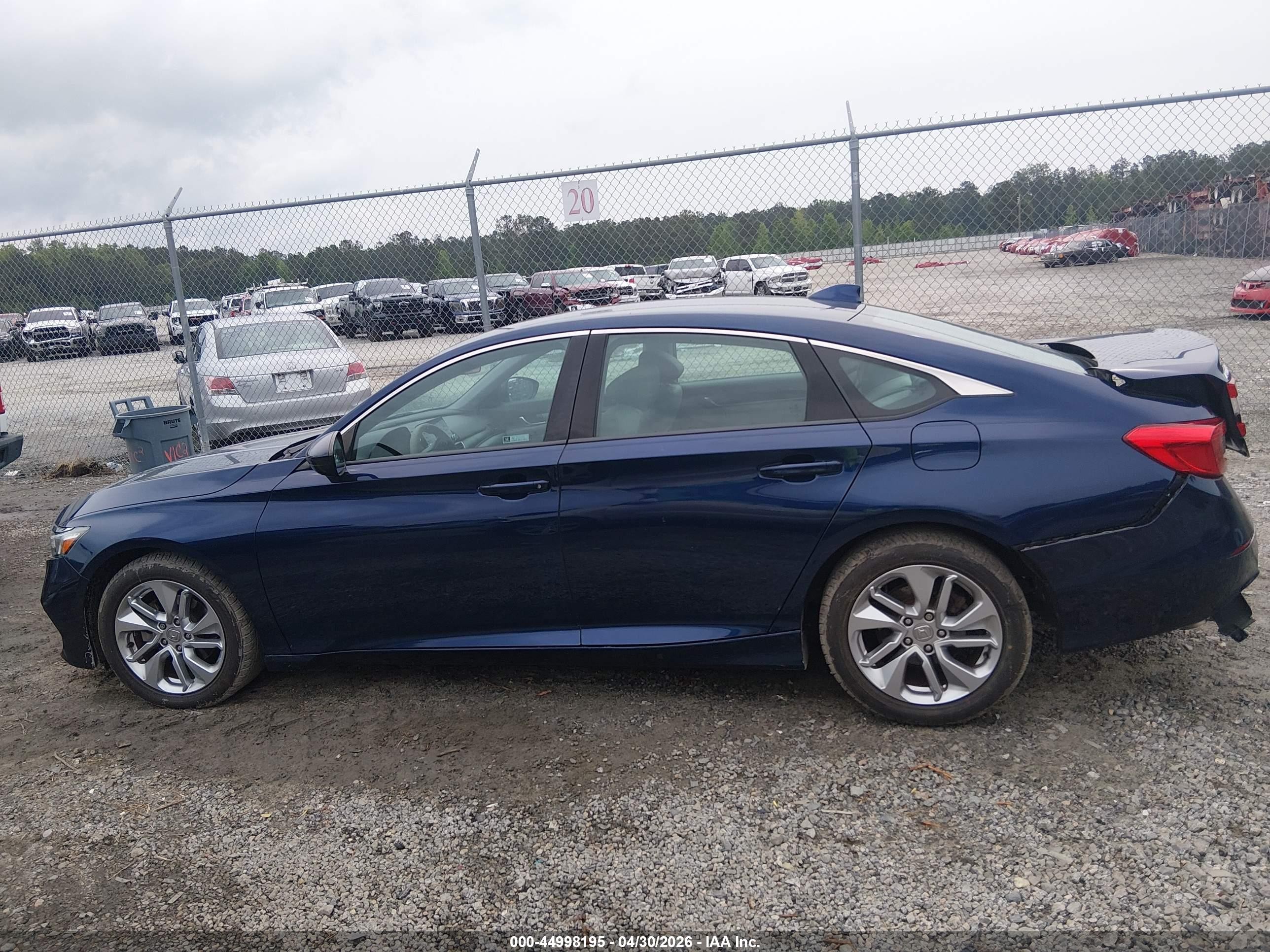 2020 Honda Accord Lx Dark Blue vin: 1HGCV1F1XLA098894