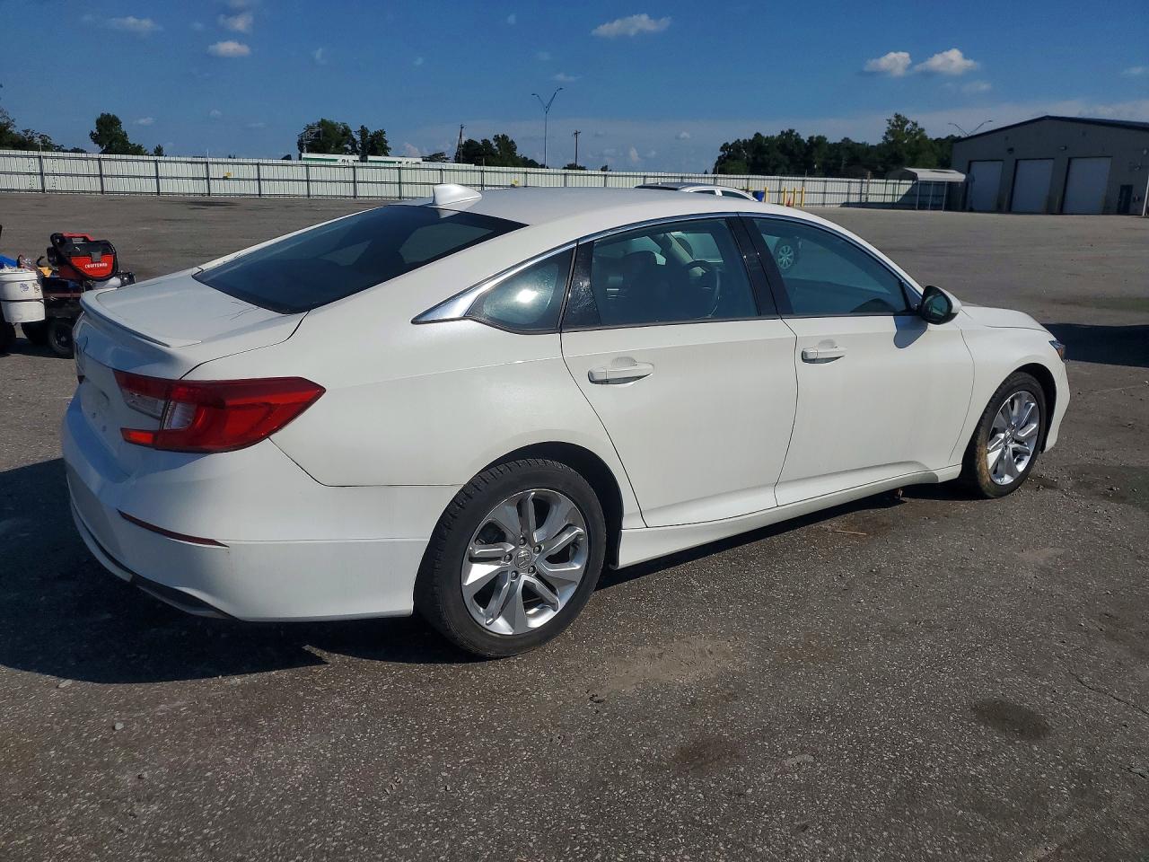 2020 Honda Accord Lx White vin: 1HGCV1F1XLA104404