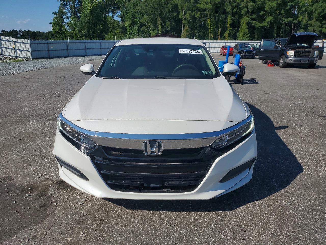 2020 Honda Accord Lx White vin: 1HGCV1F1XLA104404