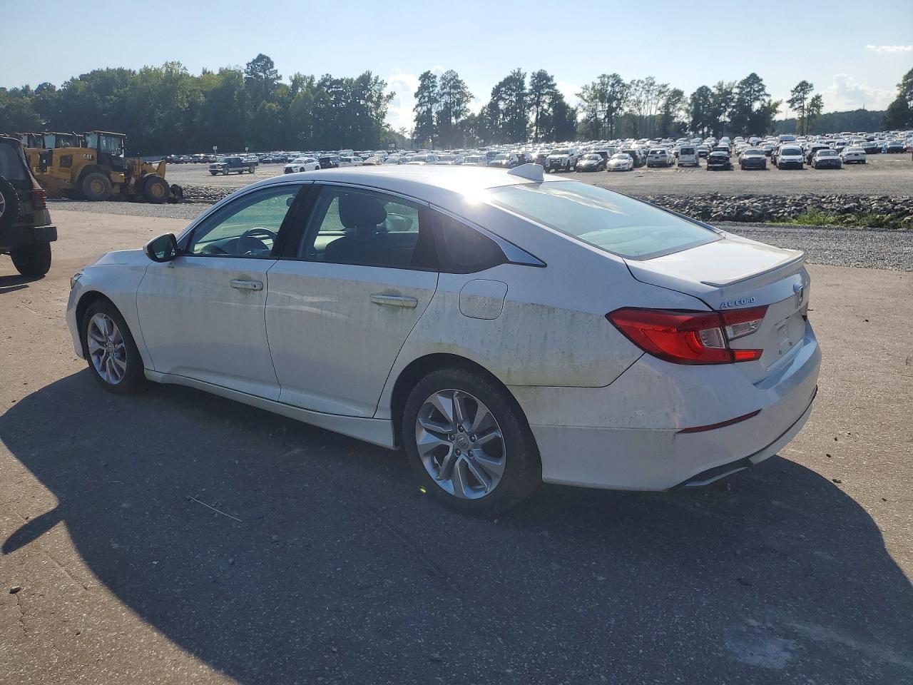 2020 Honda Accord Lx White vin: 1HGCV1F1XLA104404