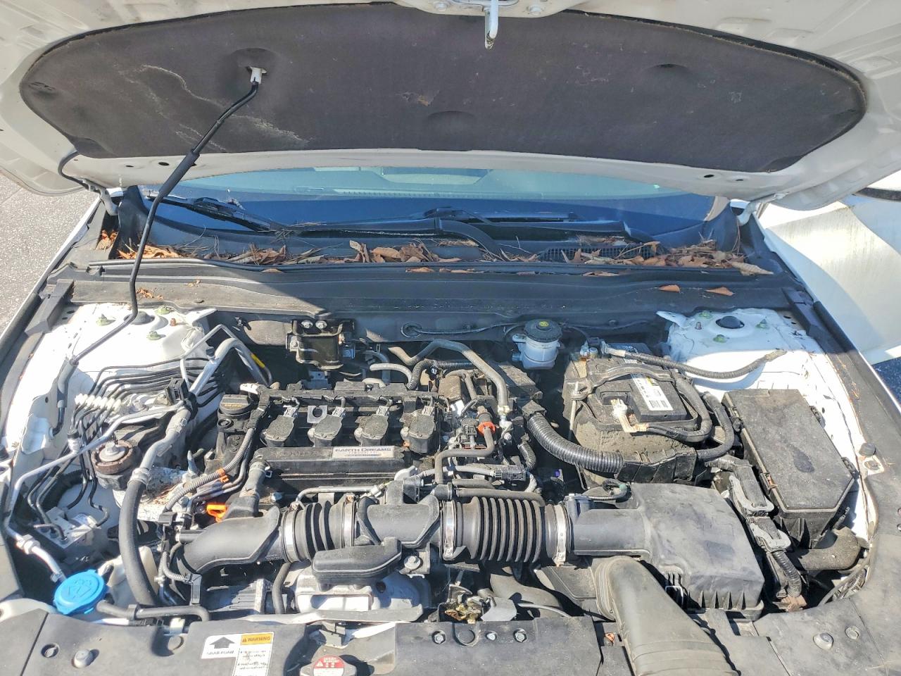2020 Honda Accord Lx White vin: 1HGCV1F1XLA104404