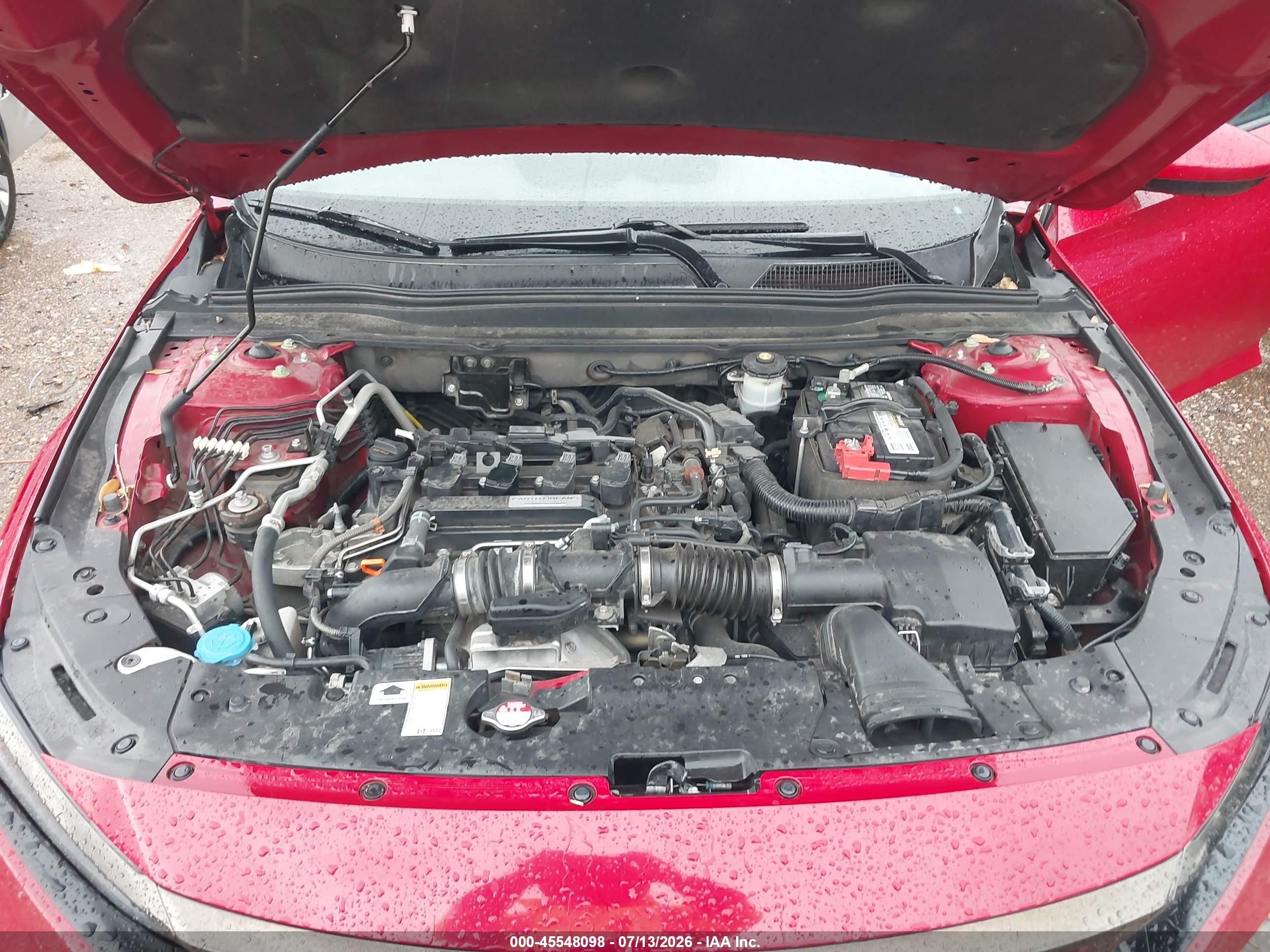 2018 Honda Accord Sport Red vin: 1HGCV1F30JA031655