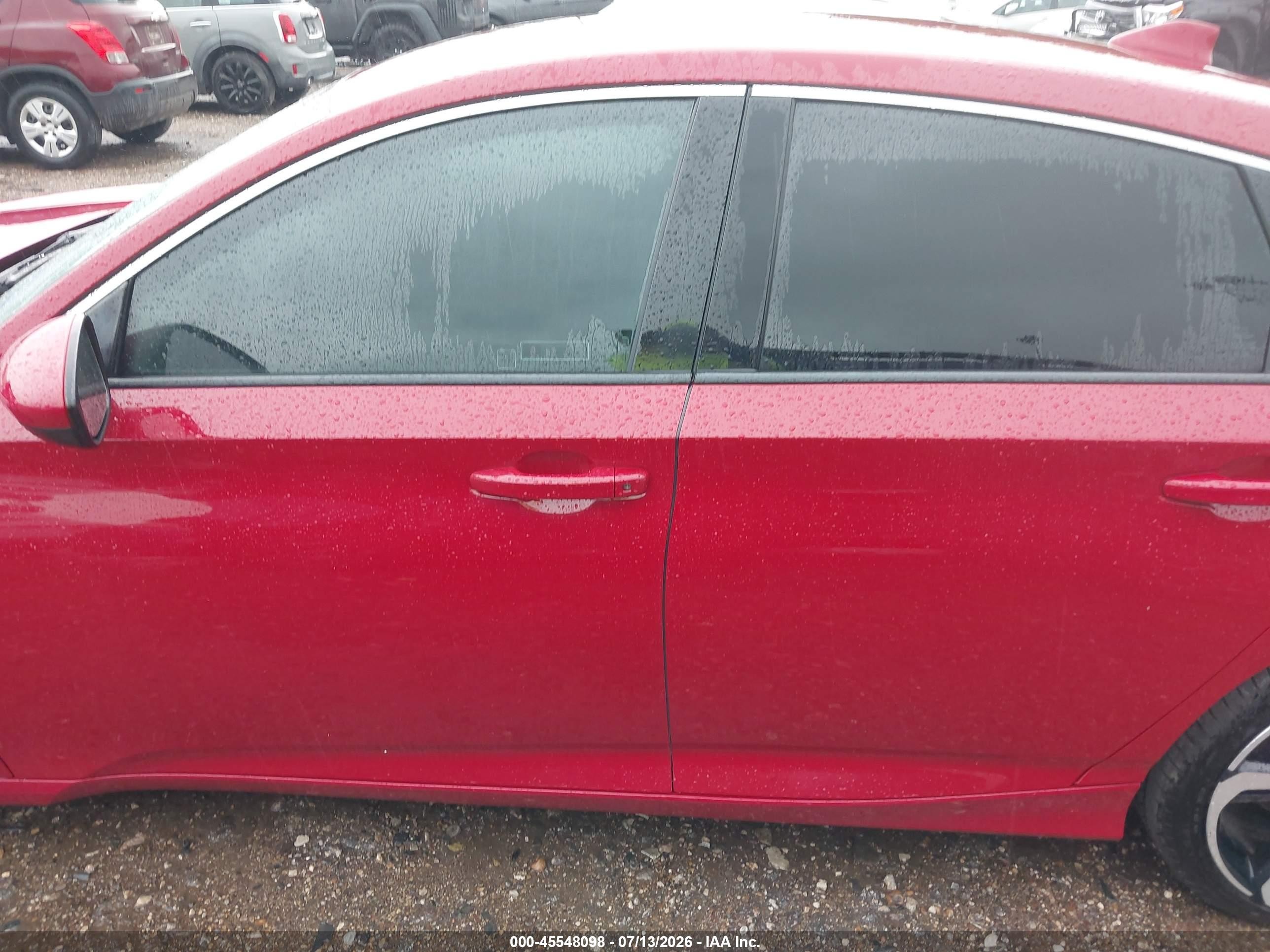 2018 Honda Accord Sport Red vin: 1HGCV1F30JA031655