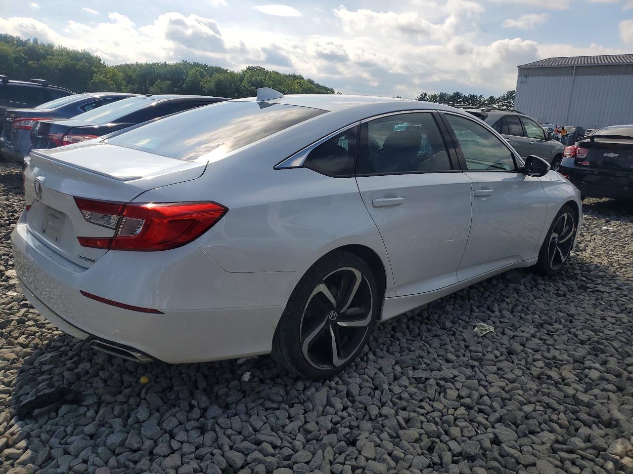 2018 Honda Accord Sport Белый vin: 1HGCV1F30JA099681