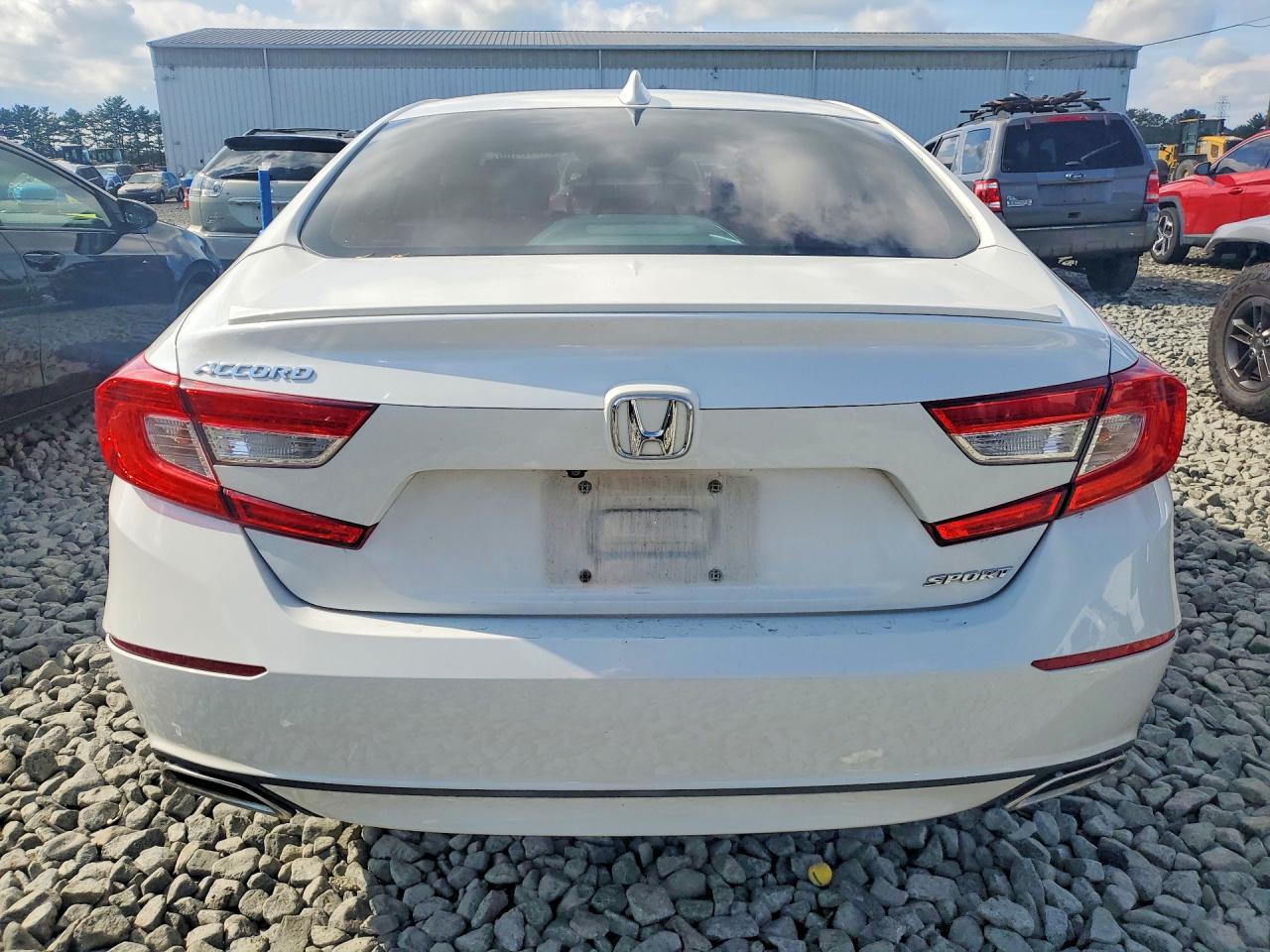 2018 Honda Accord Sport Белый vin: 1HGCV1F30JA099681