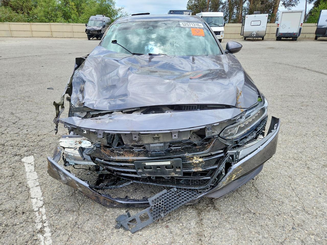 2018 Honda Accord Sport Gray vin: 1HGCV1F30JA178977