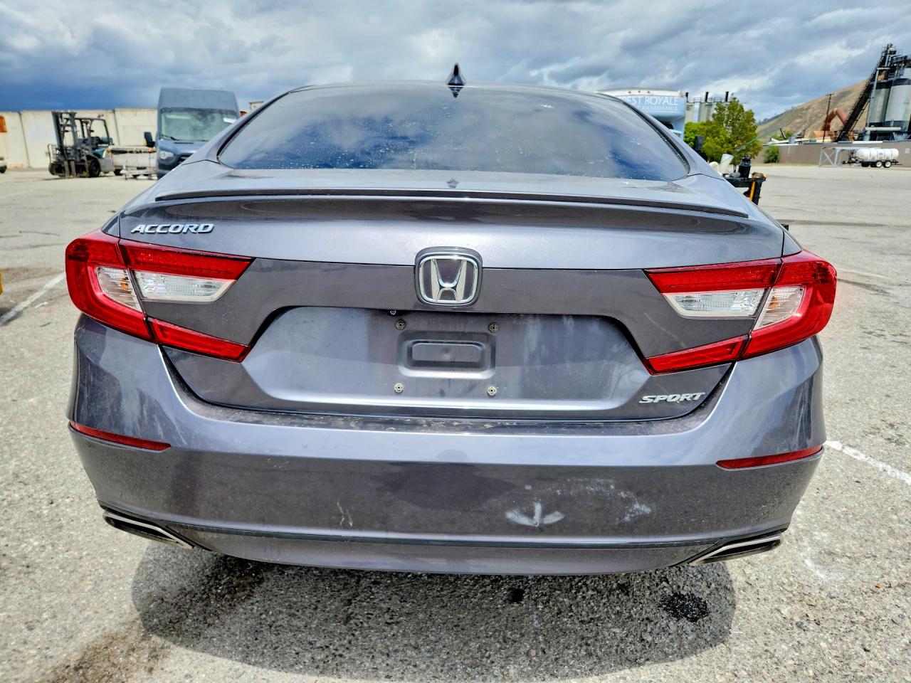 2018 Honda Accord Sport Gray vin: 1HGCV1F30JA178977