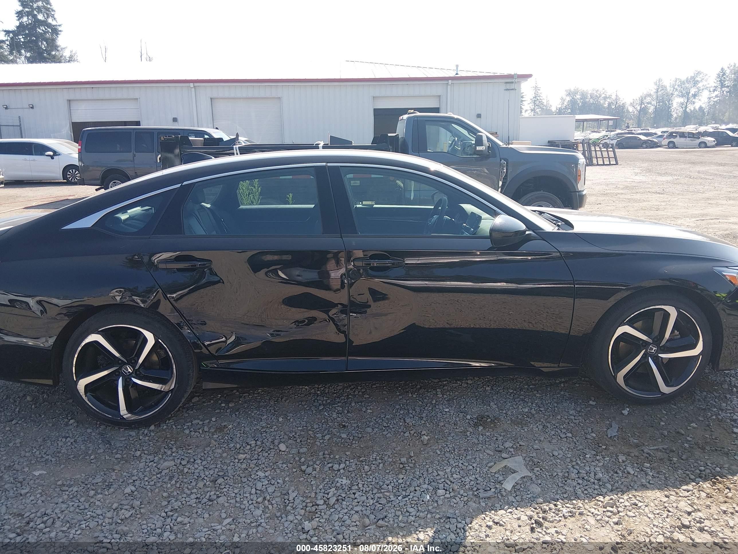 2018 Honda Accord Sport Black vin: 1HGCV1F30JA203828