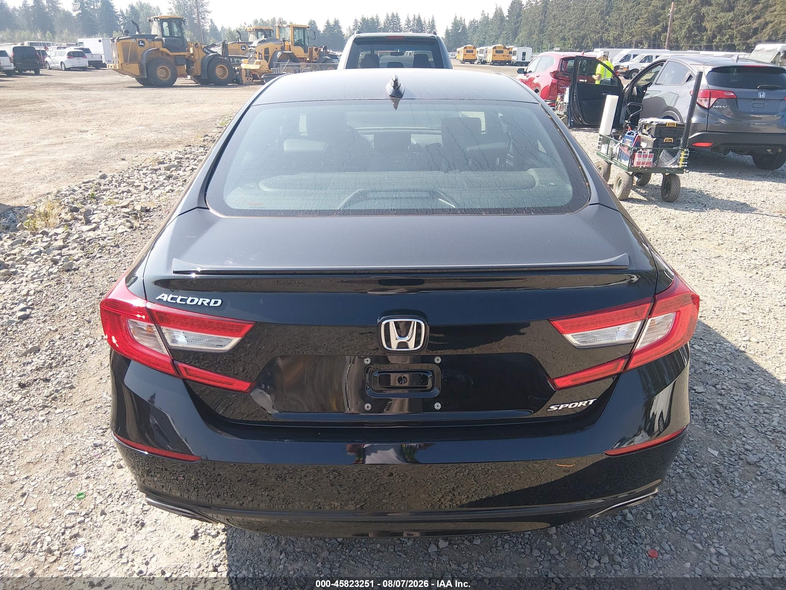2018 Honda Accord Sport Black vin: 1HGCV1F30JA203828
