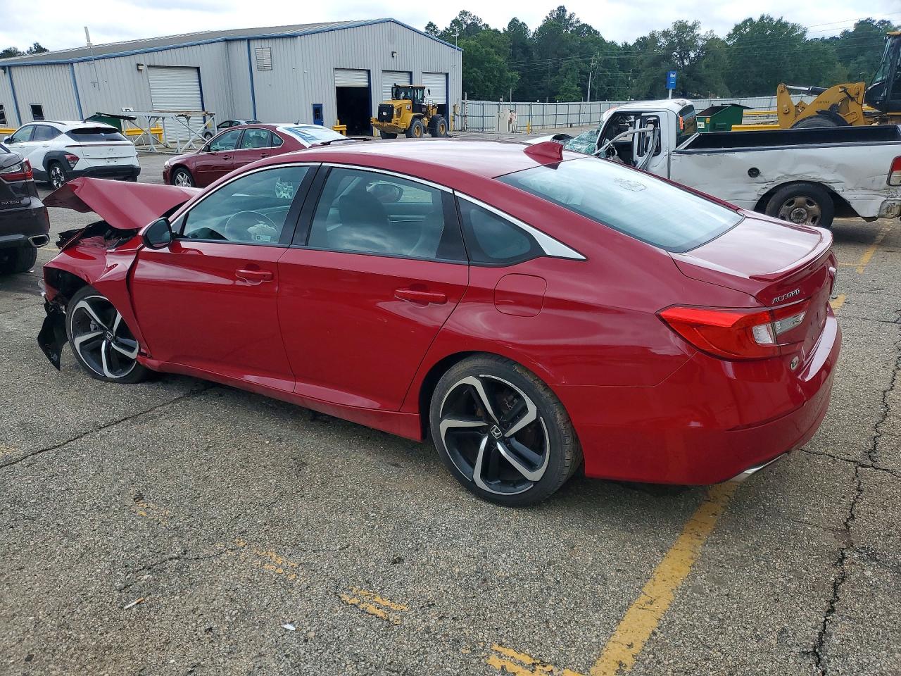 2019 Honda Accord Sport Red vin: 1HGCV1F30KA000486