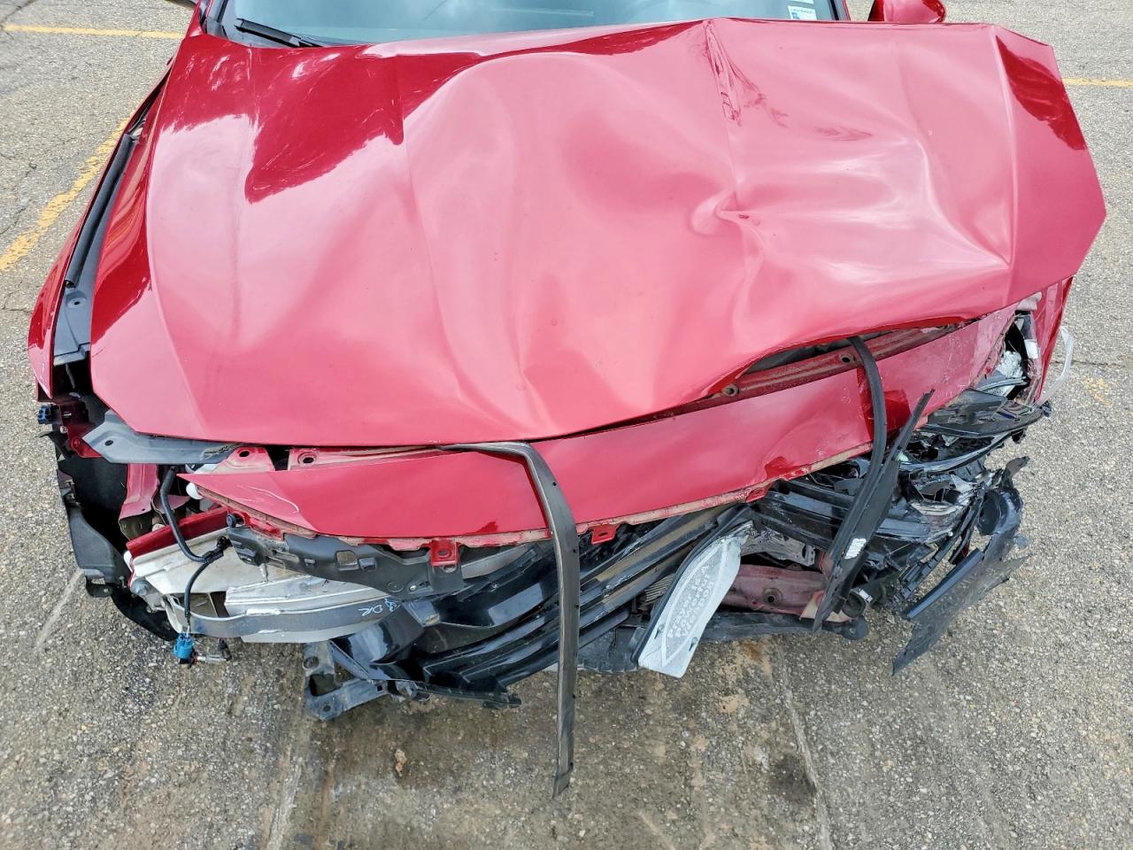 2019 Honda Accord Sport Red vin: 1HGCV1F30KA000486