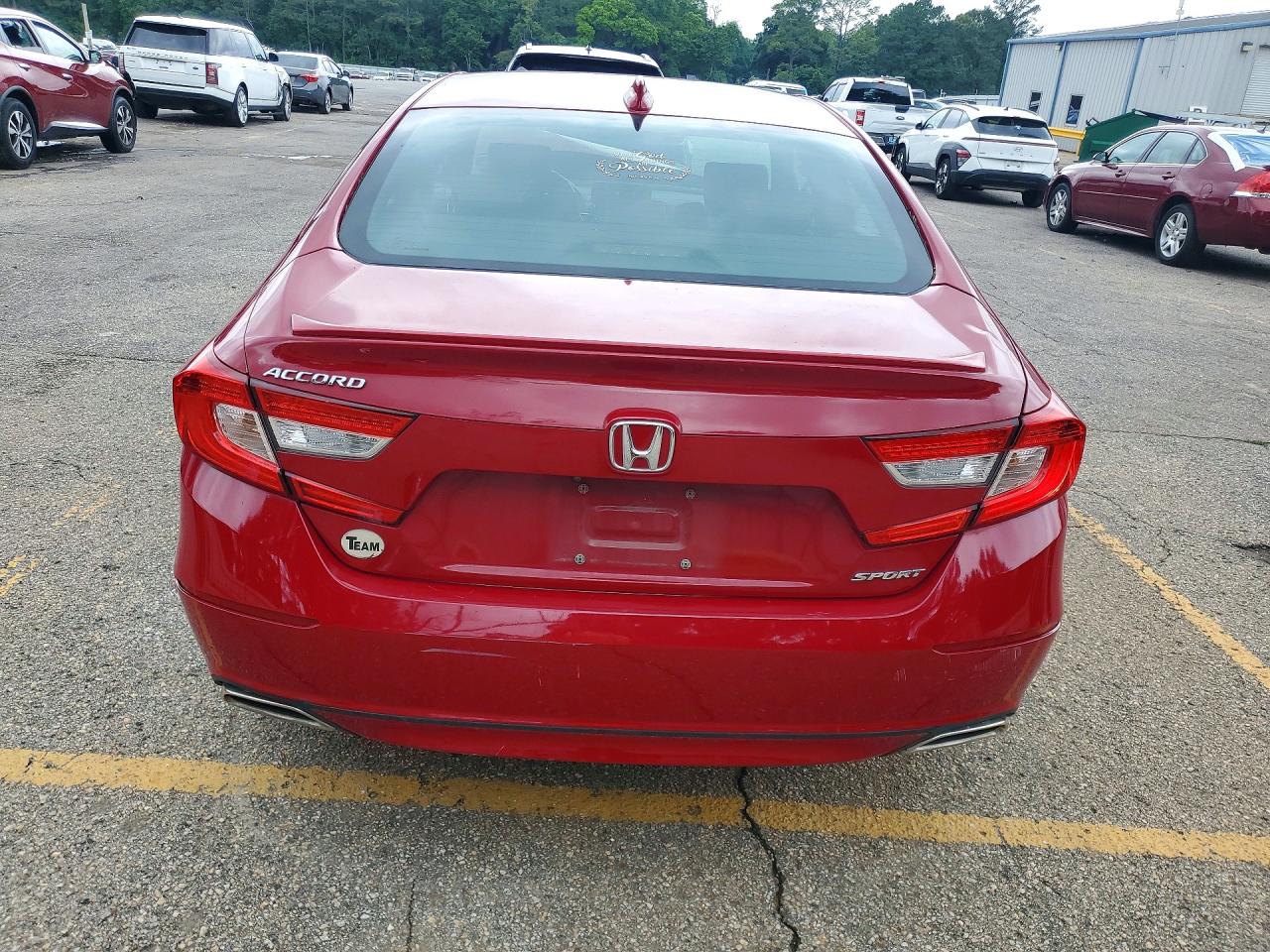 2019 Honda Accord Sport Red vin: 1HGCV1F30KA000486