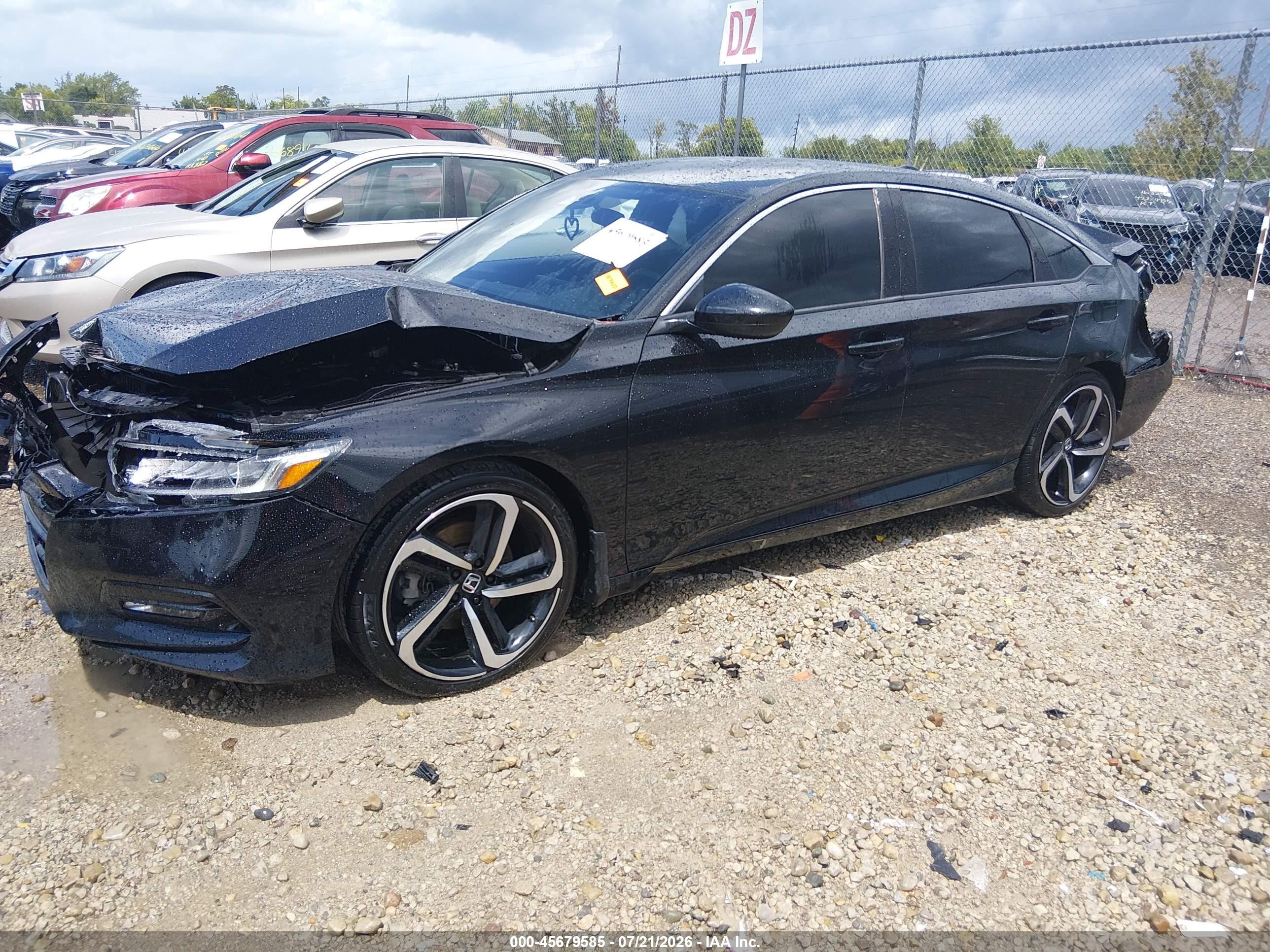 2019 Honda Accord Sport Black vin: 1HGCV1F30KA062423