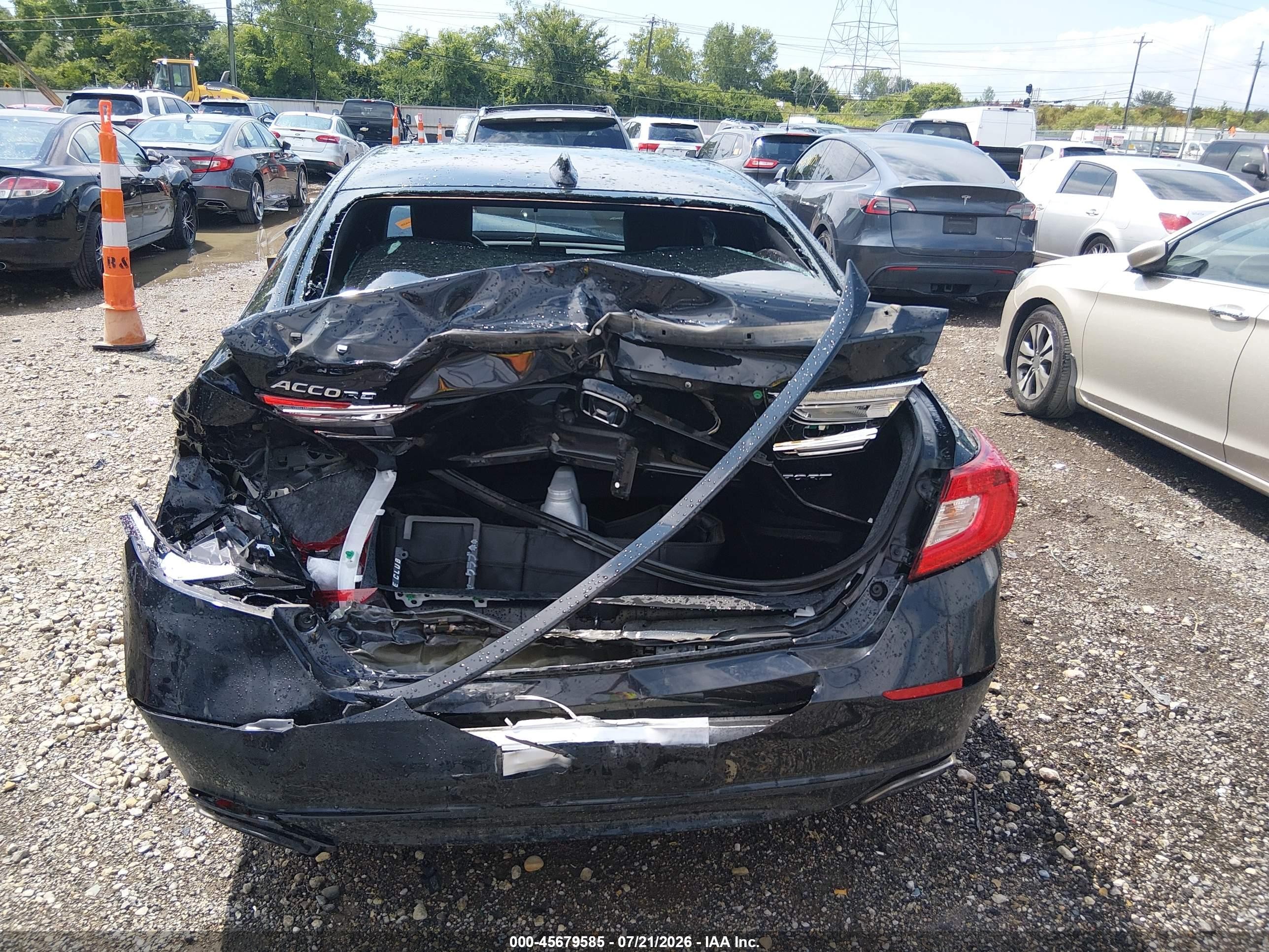 2019 Honda Accord Sport Black vin: 1HGCV1F30KA062423