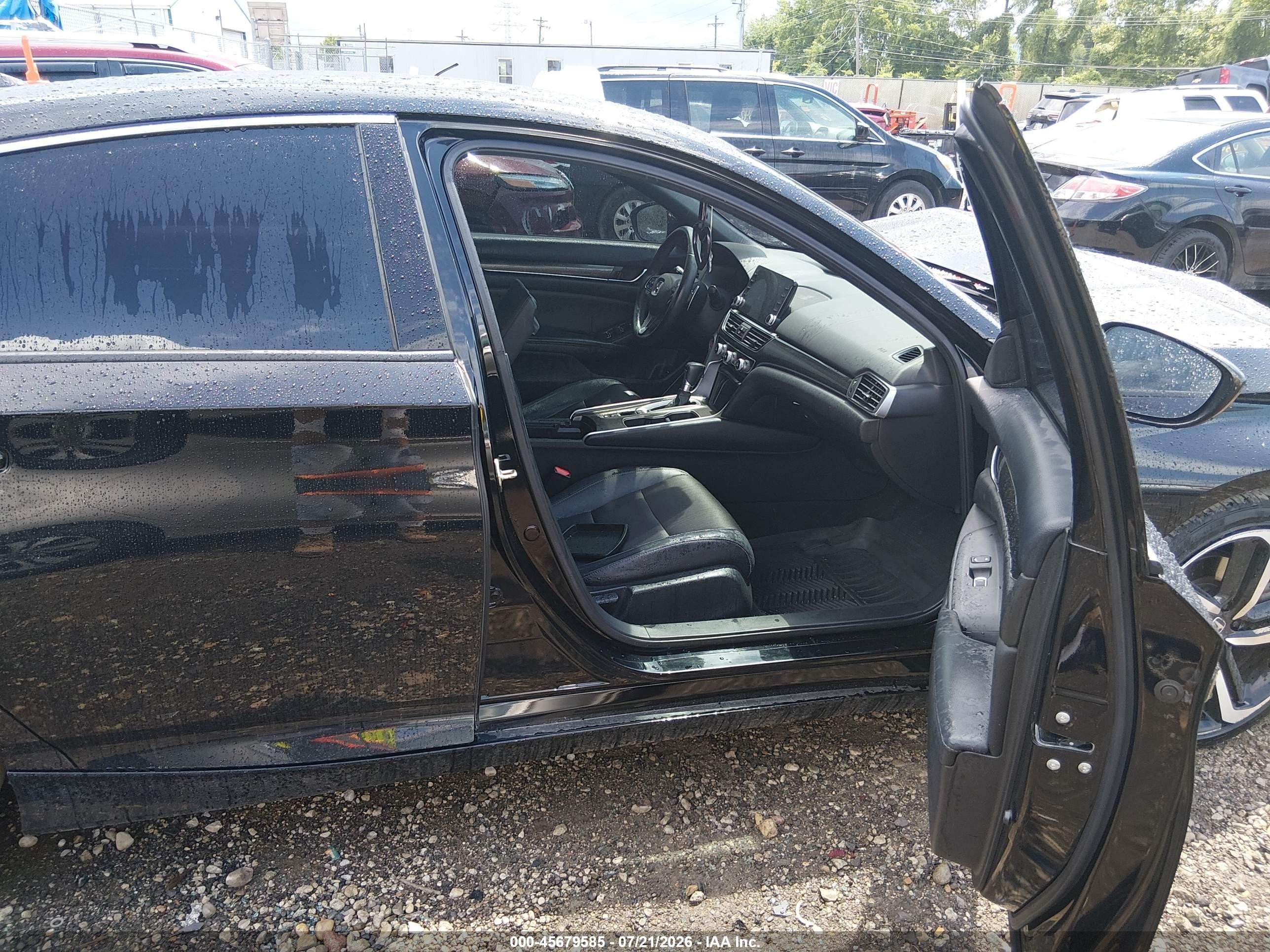 2019 Honda Accord Sport Black vin: 1HGCV1F30KA062423