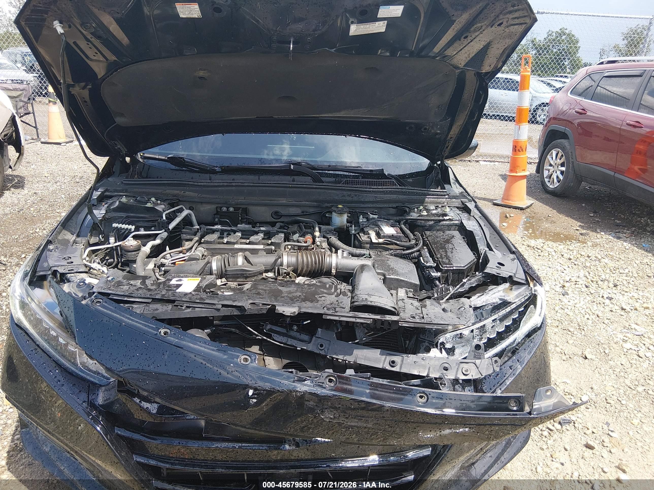 2019 Honda Accord Sport Black vin: 1HGCV1F30KA062423