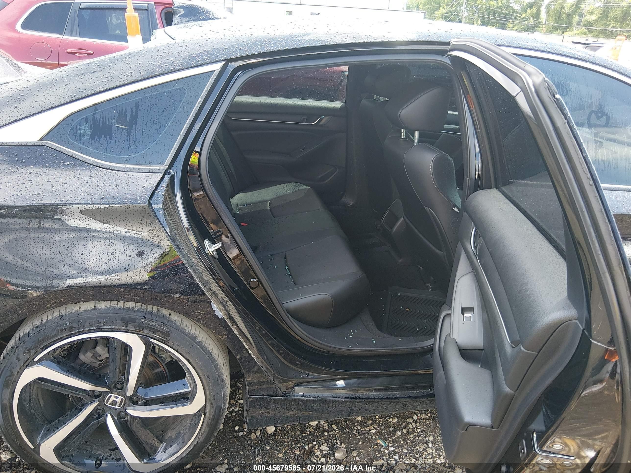 2019 Honda Accord Sport Black vin: 1HGCV1F30KA062423