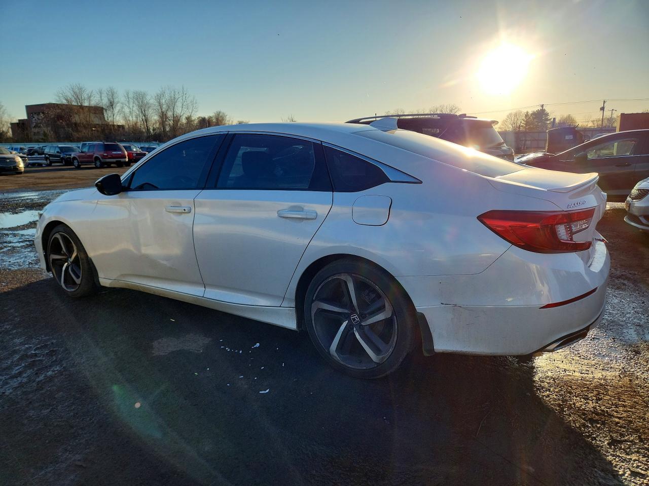 2019 Honda Accord Sport White vin: 1HGCV1F30KA162084