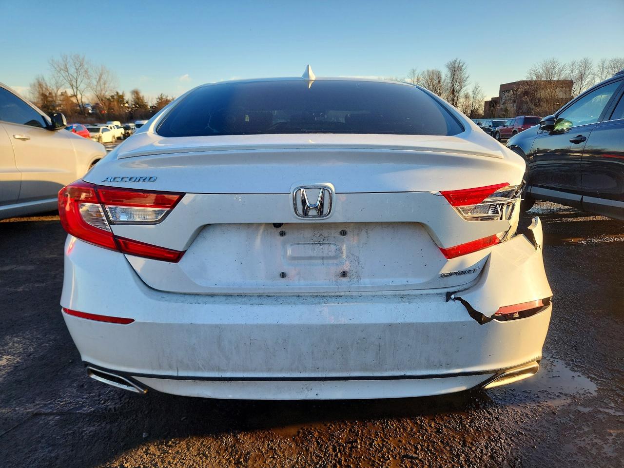 2019 Honda Accord Sport White vin: 1HGCV1F30KA162084
