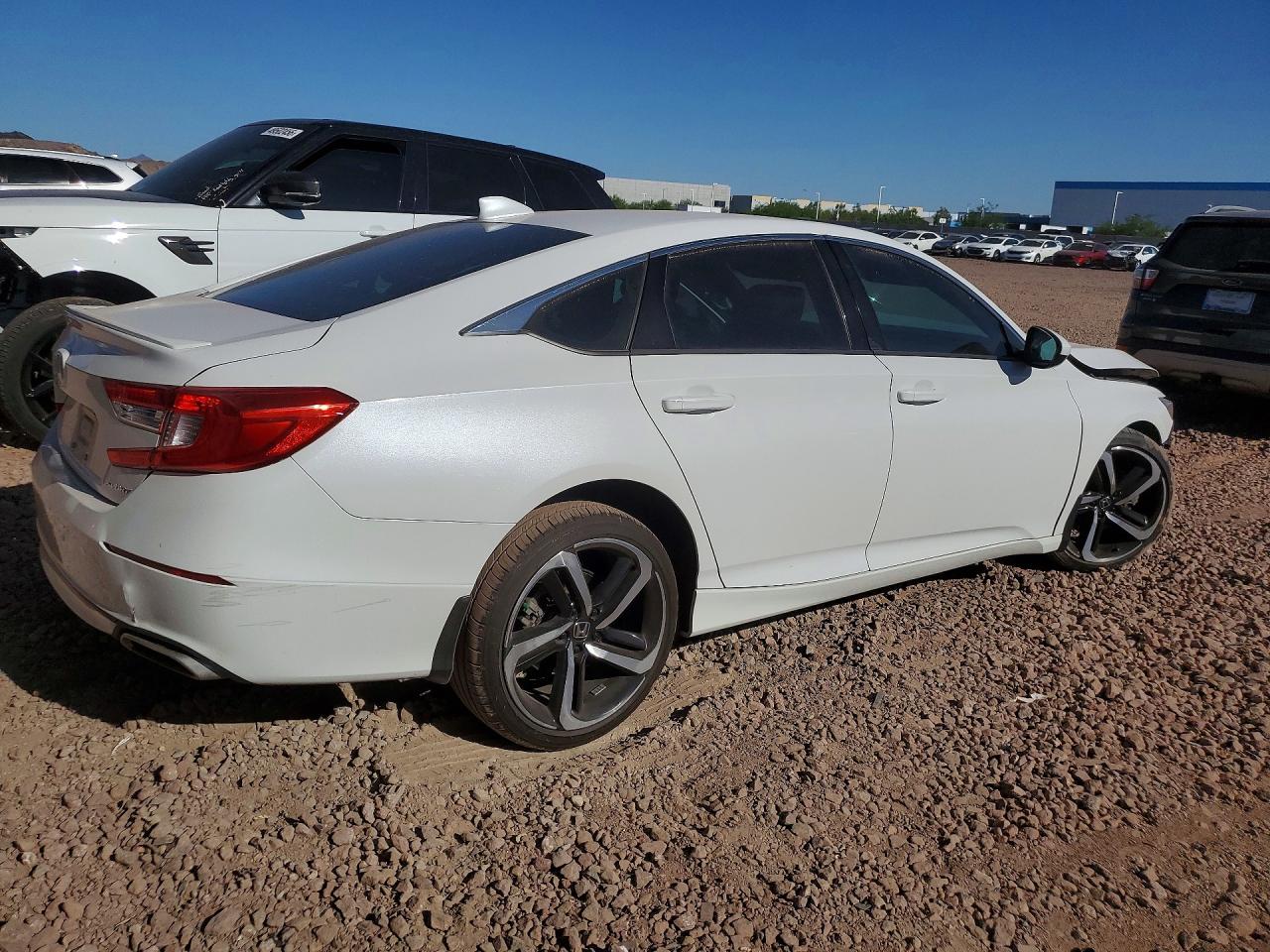 2020 Honda Accord Sport White vin: 1HGCV1F30LA001140