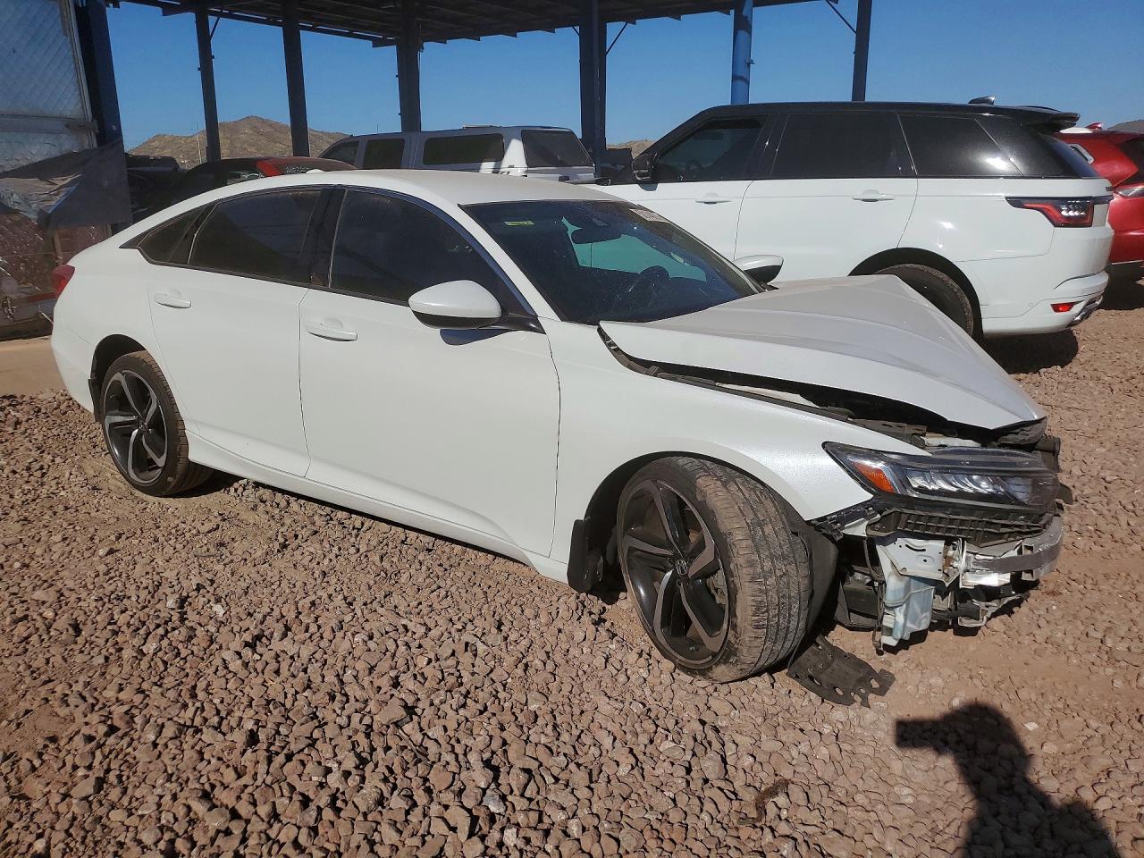 2020 Honda Accord Sport White vin: 1HGCV1F30LA001140