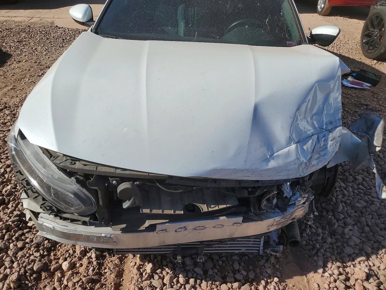 2020 Honda Accord Sport White vin: 1HGCV1F30LA001140