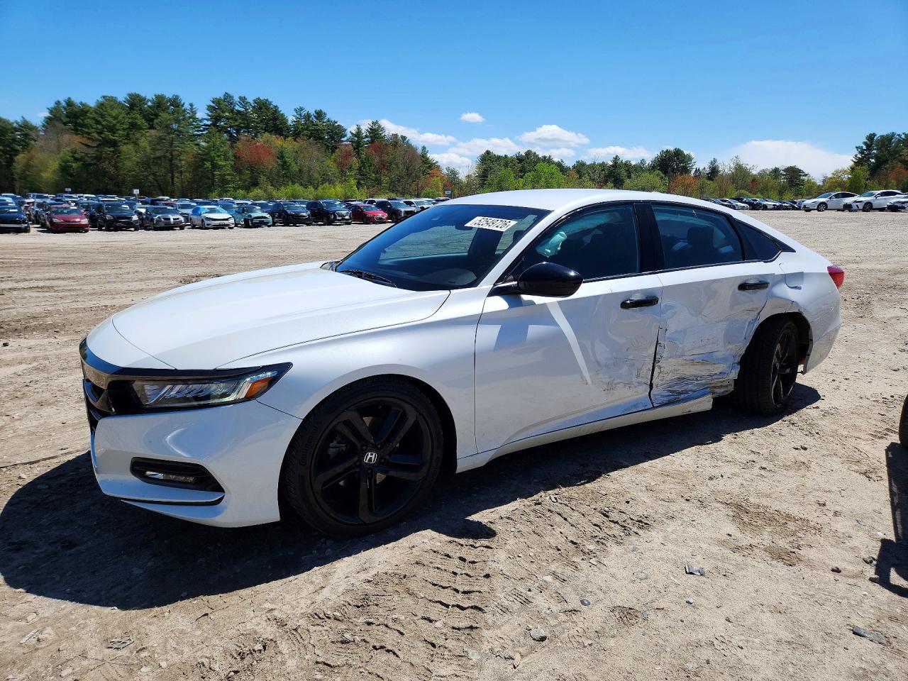 2020 Honda Accord Sport White vin: 1HGCV1F30LA025549