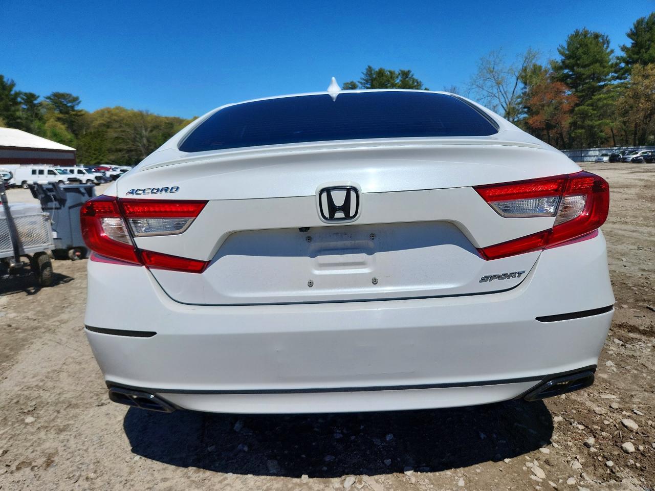 2020 Honda Accord Sport White vin: 1HGCV1F30LA025549