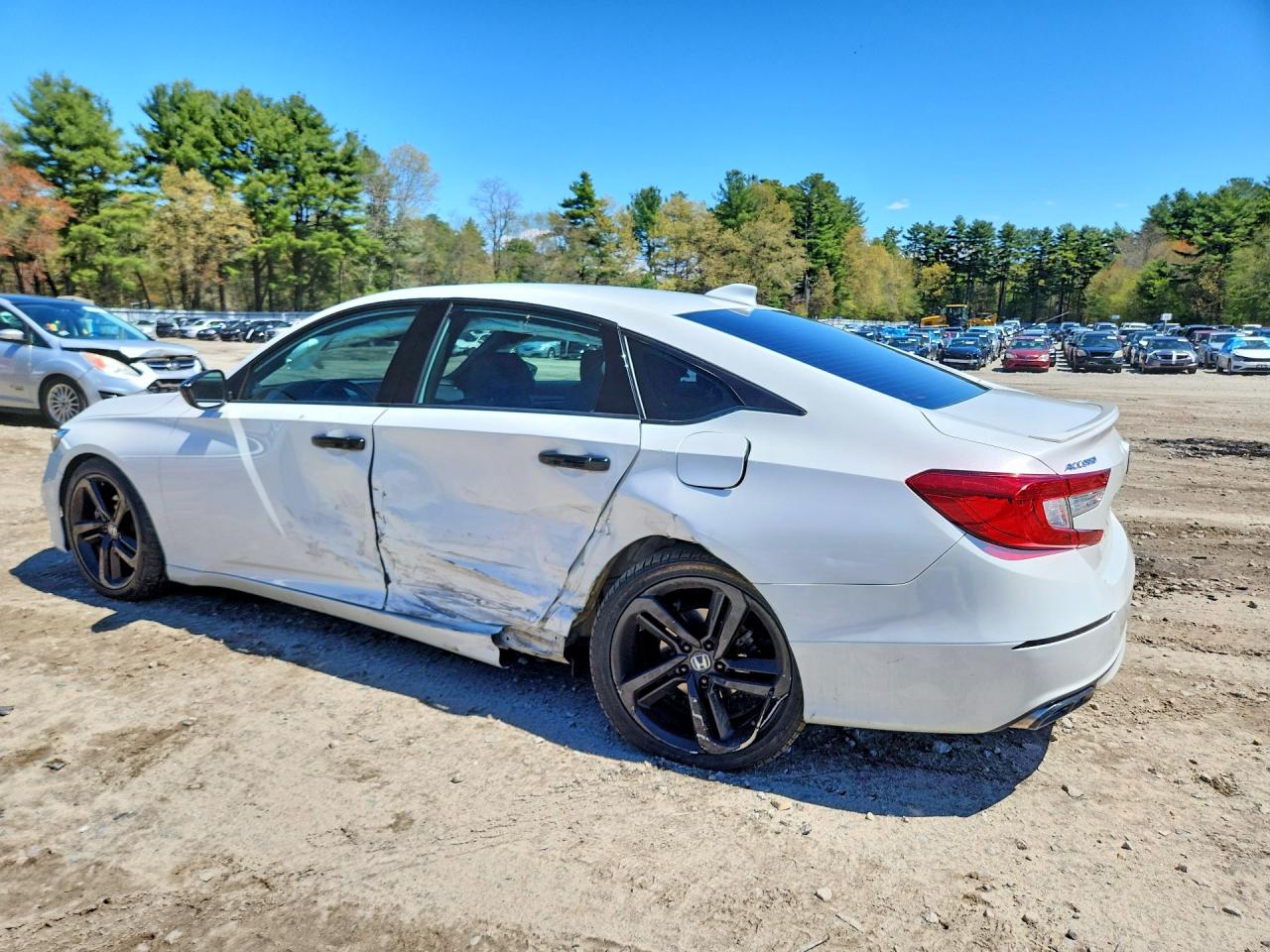 2020 Honda Accord Sport White vin: 1HGCV1F30LA025549