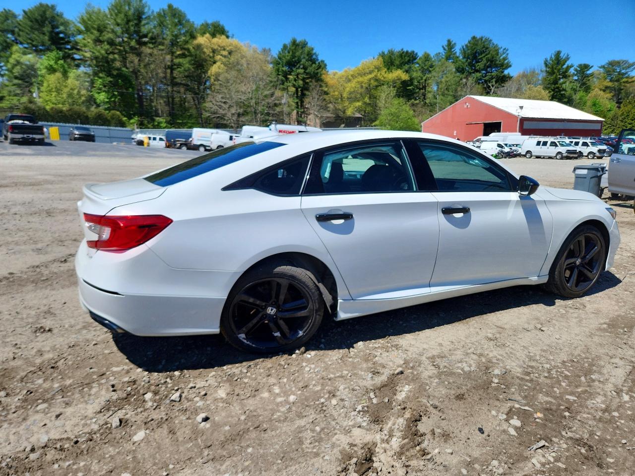 2020 Honda Accord Sport White vin: 1HGCV1F30LA025549