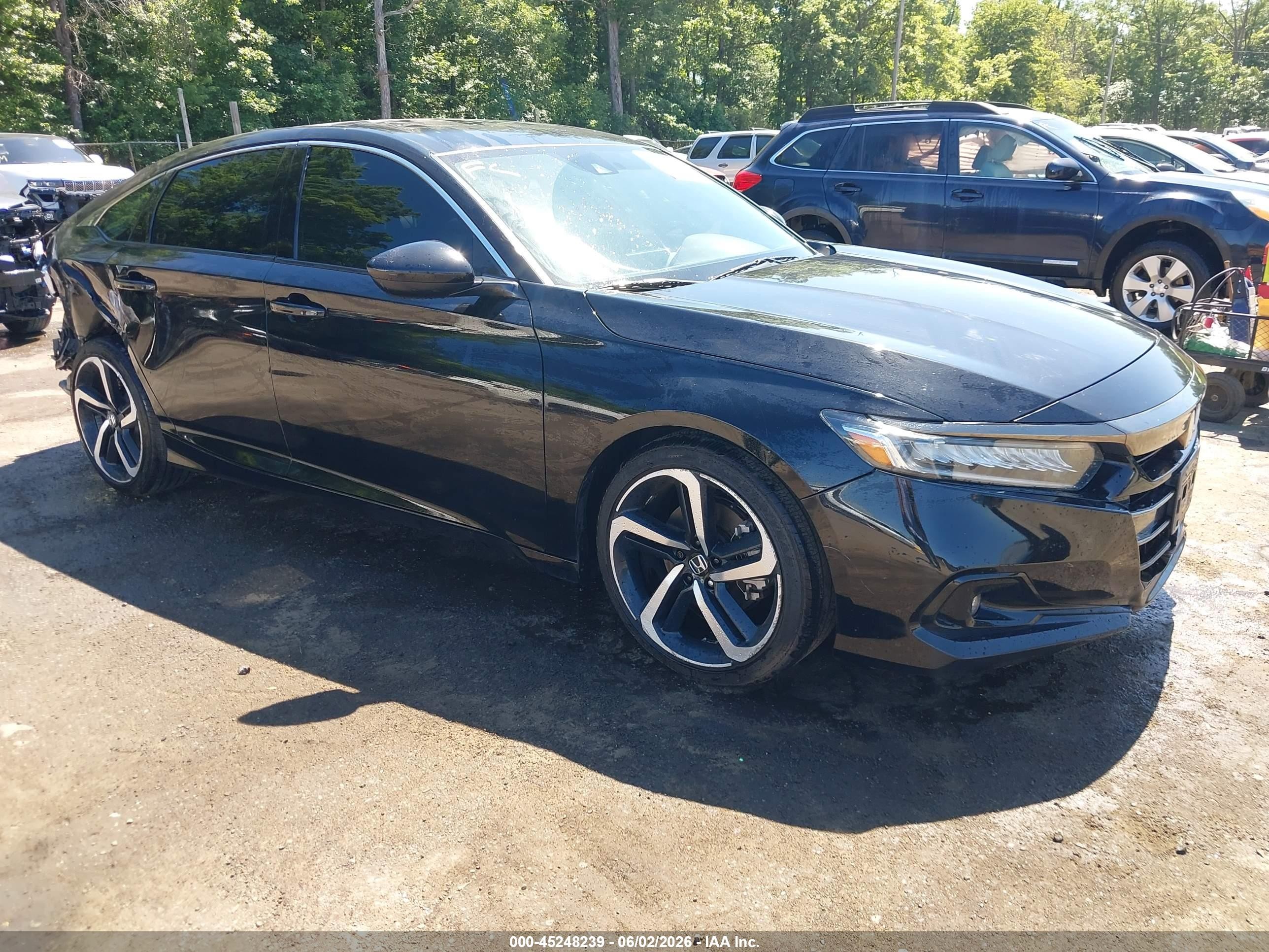 2021 Honda Accord Sport Black vin: 1HGCV1F30MA079600