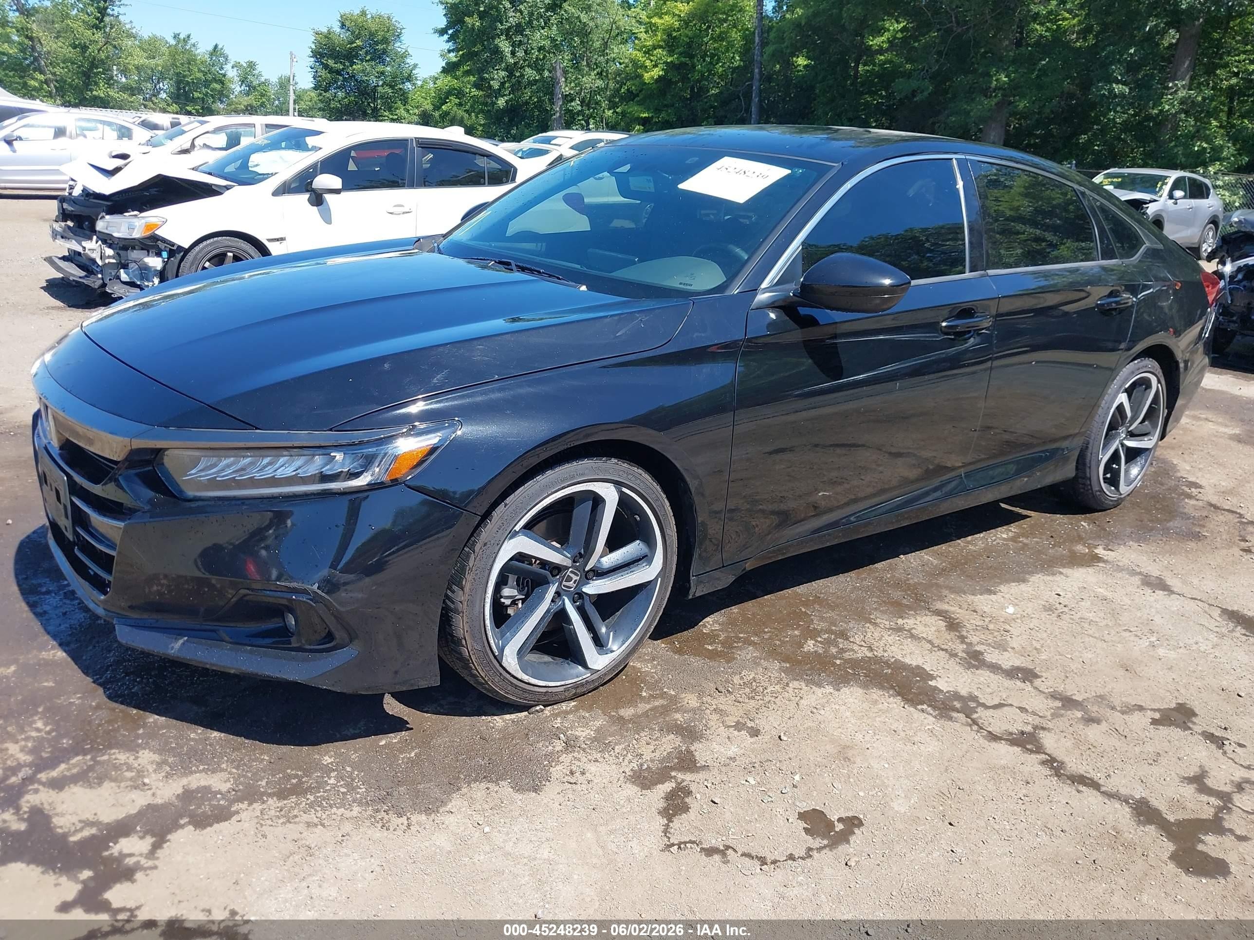 2021 Honda Accord Sport Black vin: 1HGCV1F30MA079600
