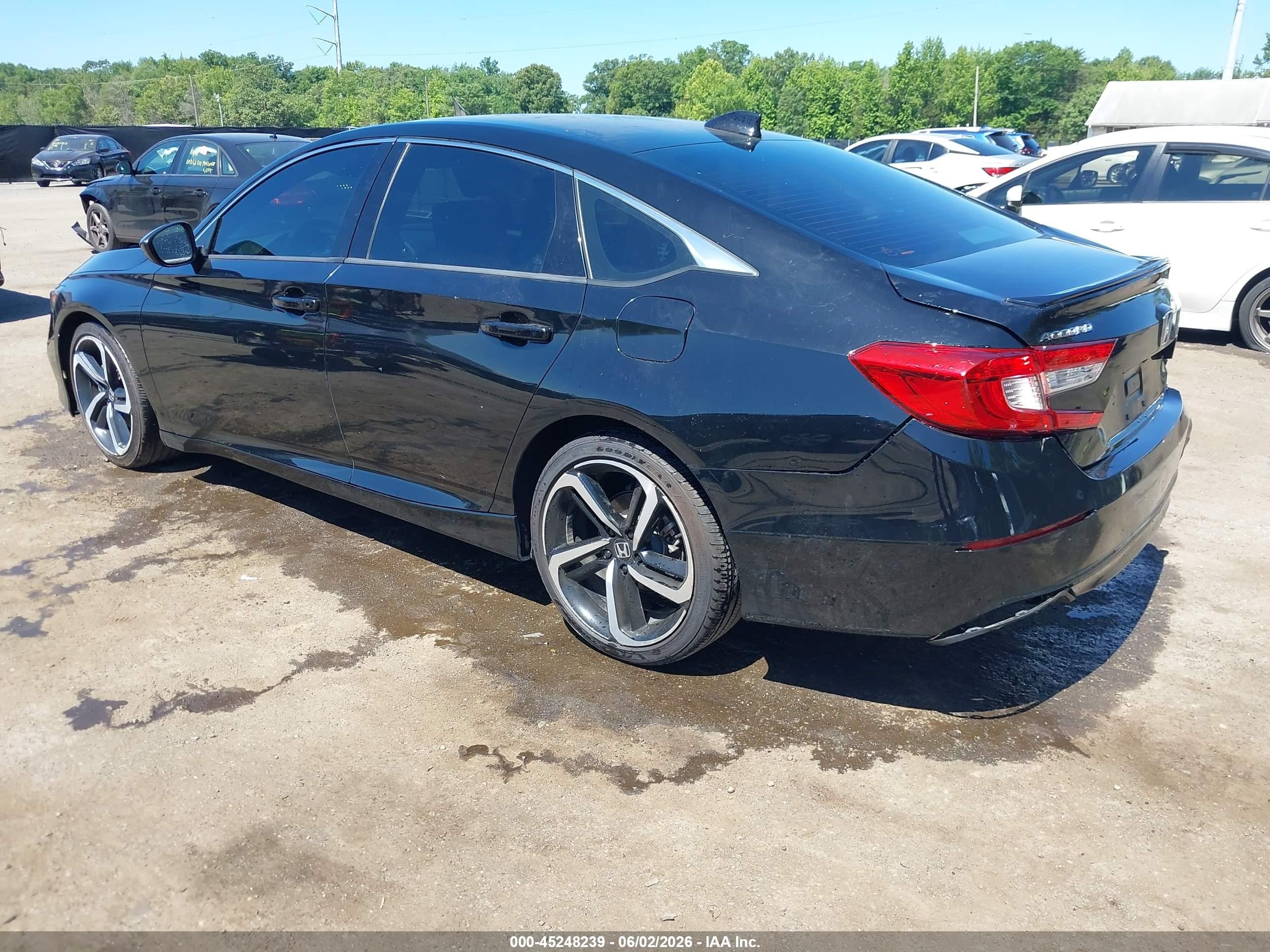 2021 Honda Accord Sport Black vin: 1HGCV1F30MA079600