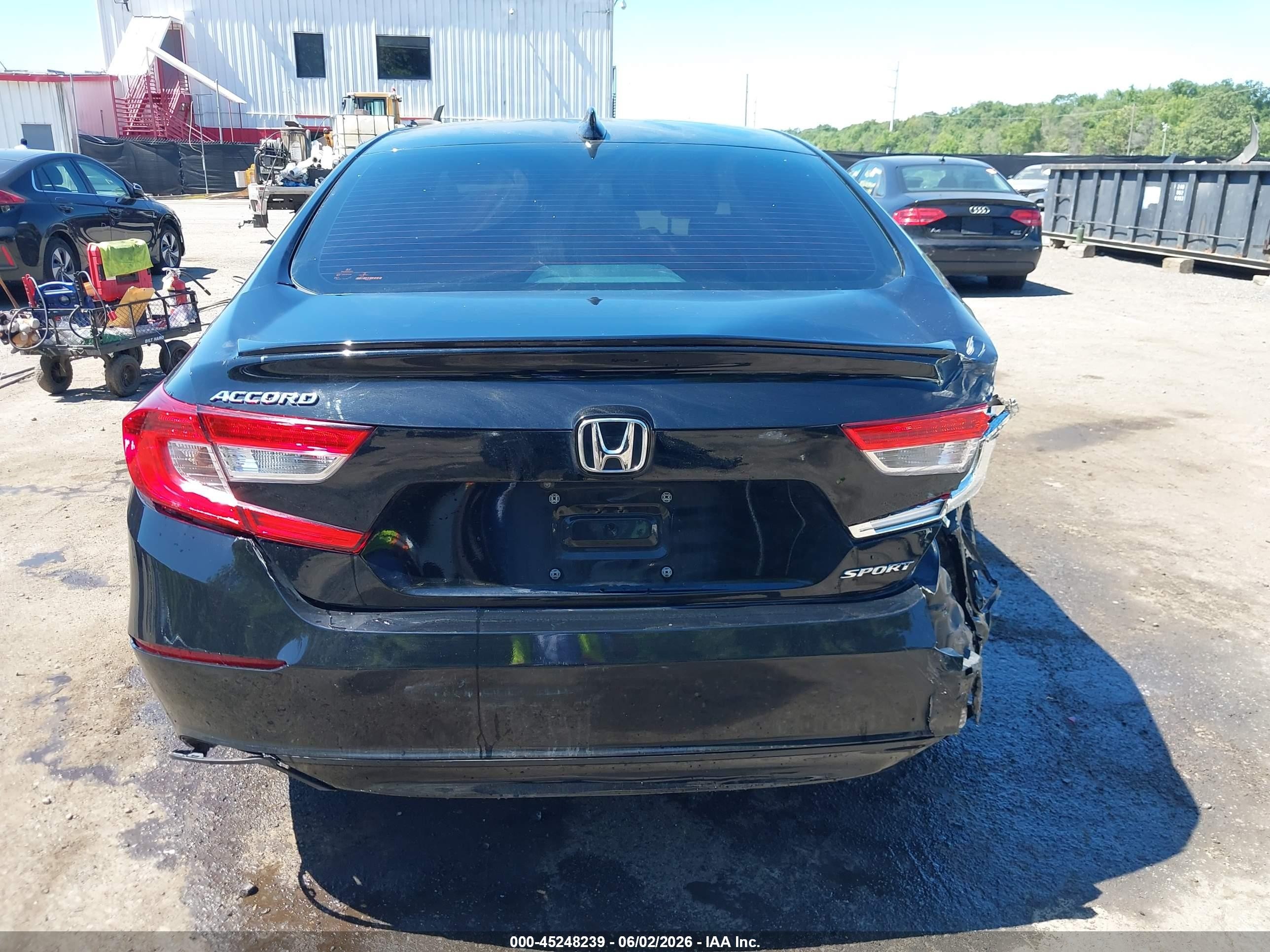2021 Honda Accord Sport Black vin: 1HGCV1F30MA079600
