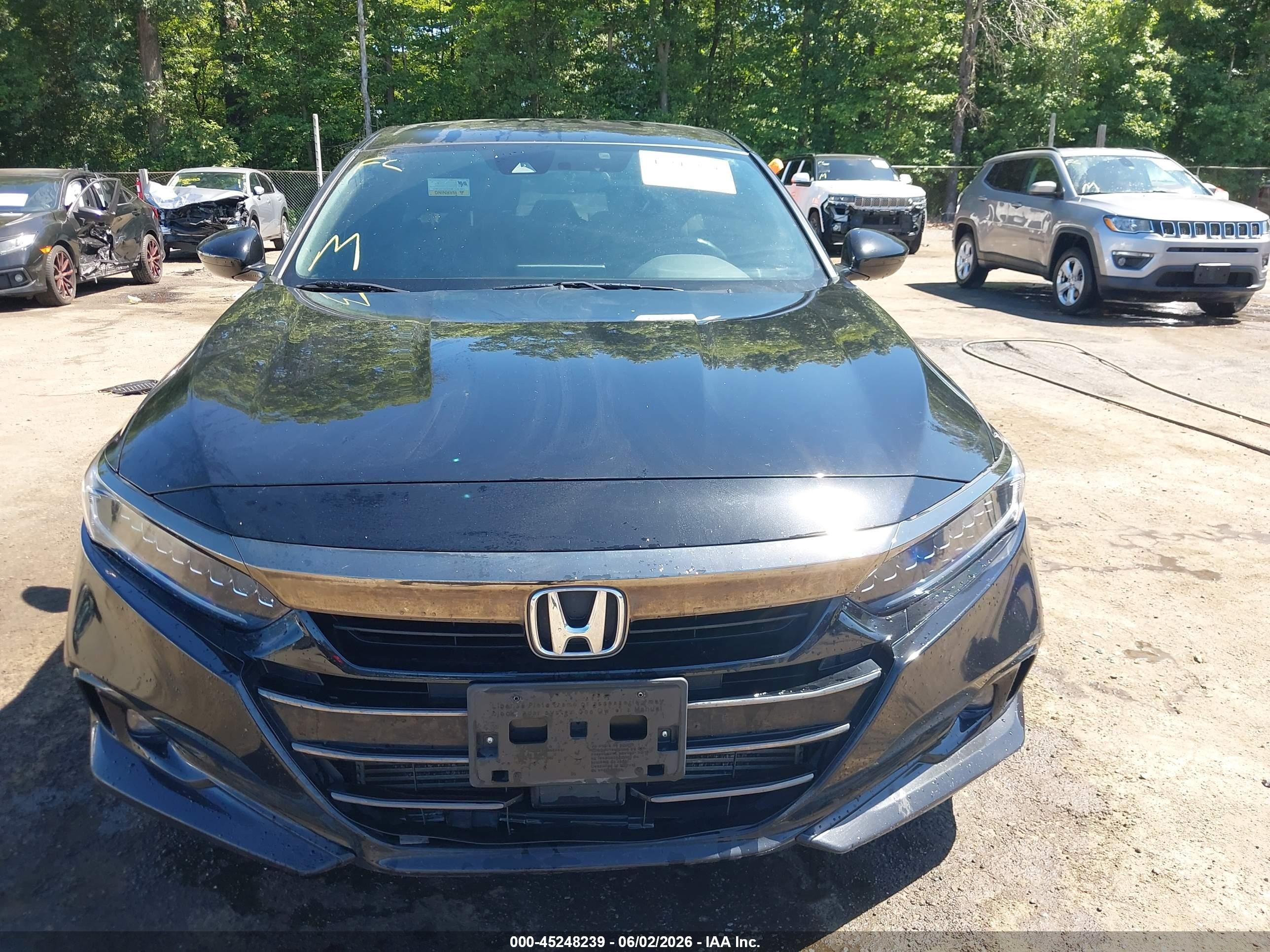 2021 Honda Accord Sport Black vin: 1HGCV1F30MA079600
