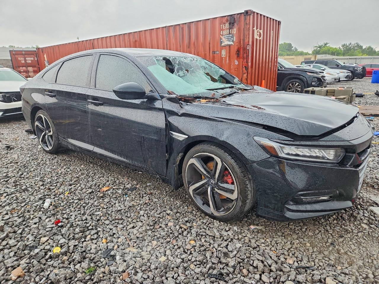 2018 Honda Accord Sport Black vin: 1HGCV1F31JA166272