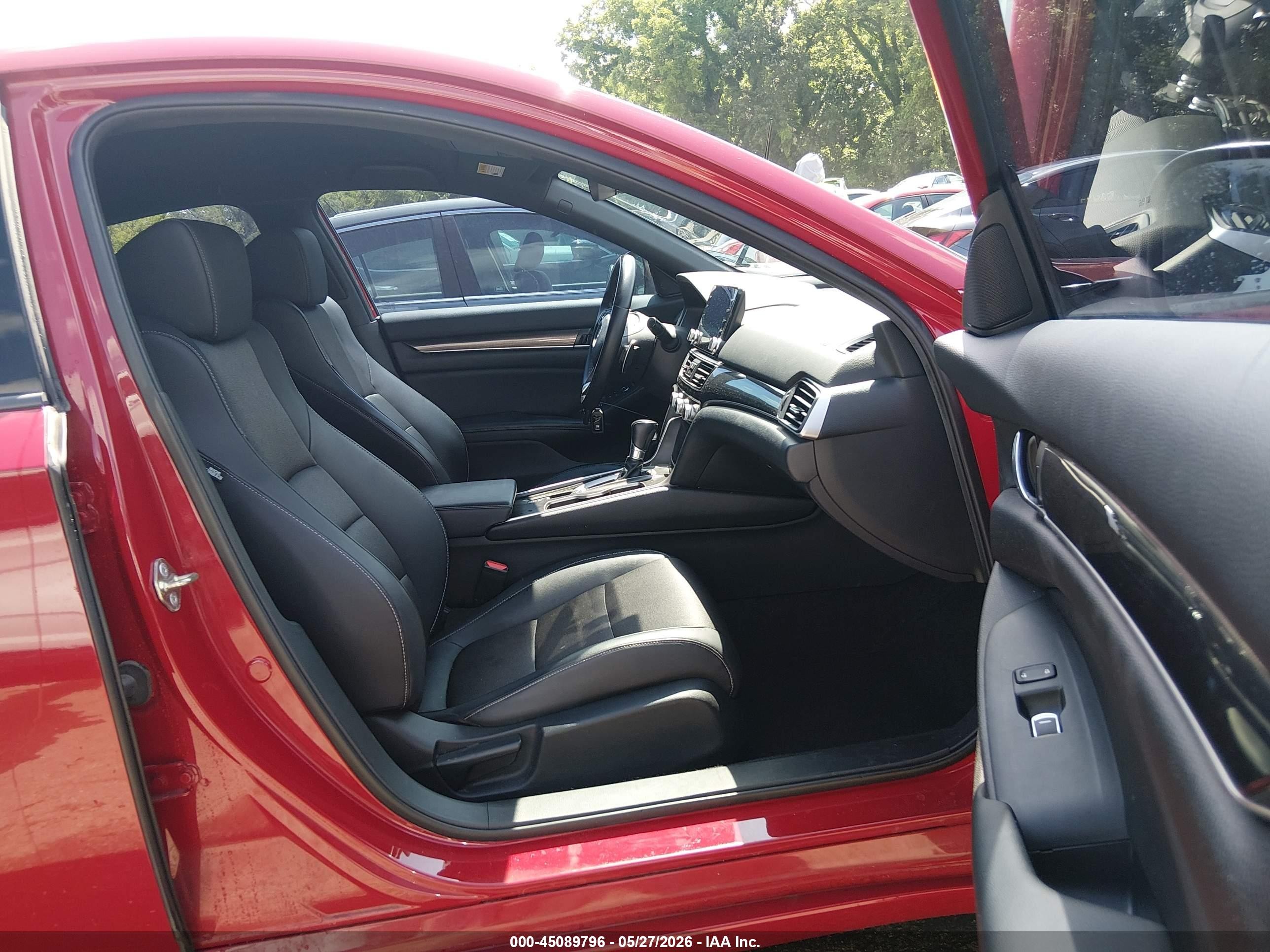 2018 Honda Accord Sport Red vin: 1HGCV1F31JA192807