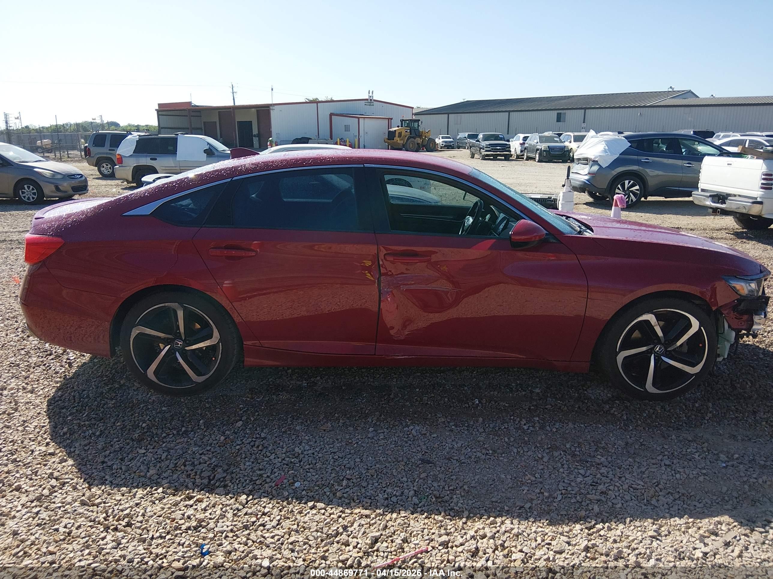 2018 Honda Accord Sport Красный vin: 1HGCV1F31JA247126