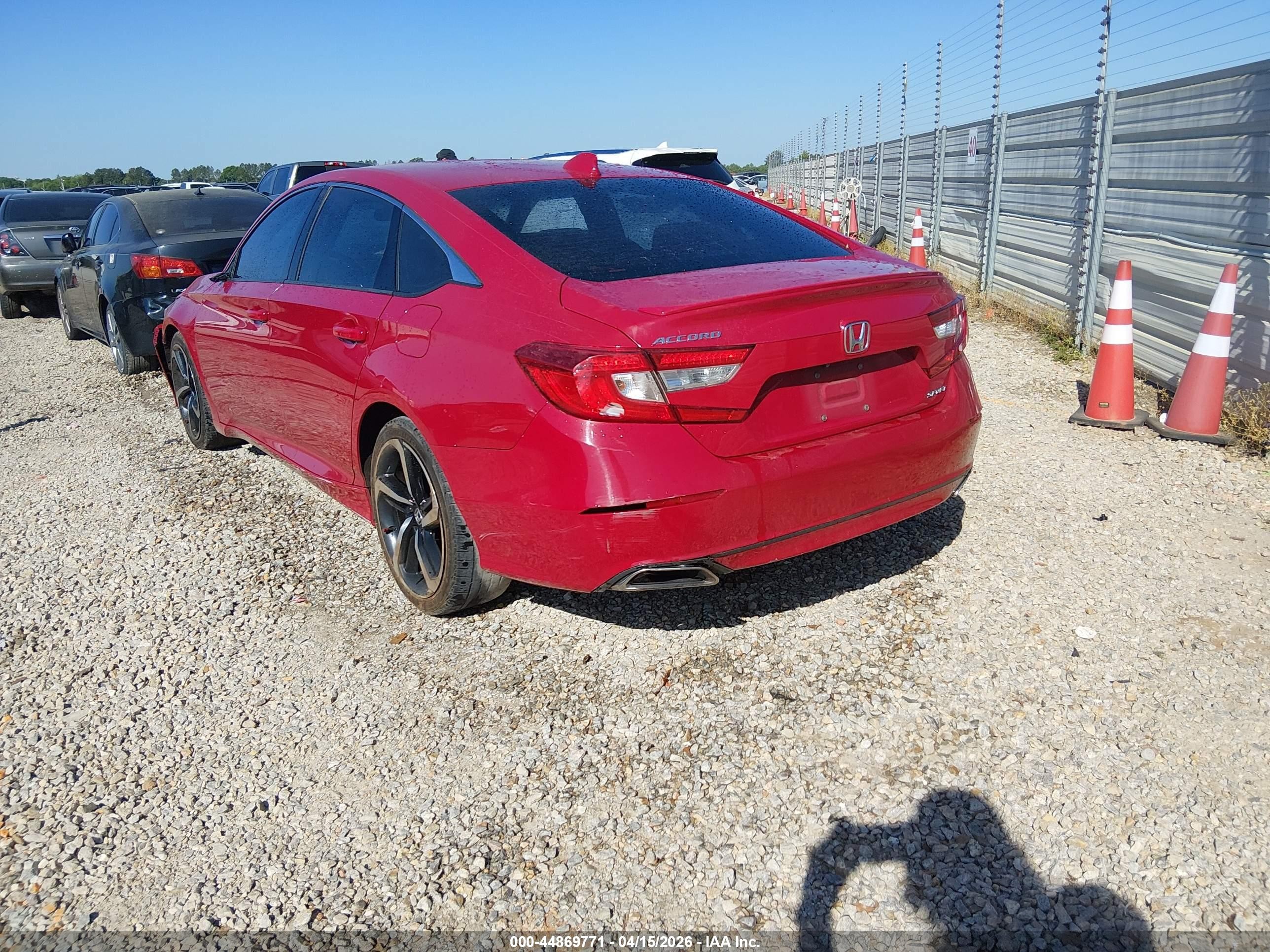 2018 Honda Accord Sport Красный vin: 1HGCV1F31JA247126