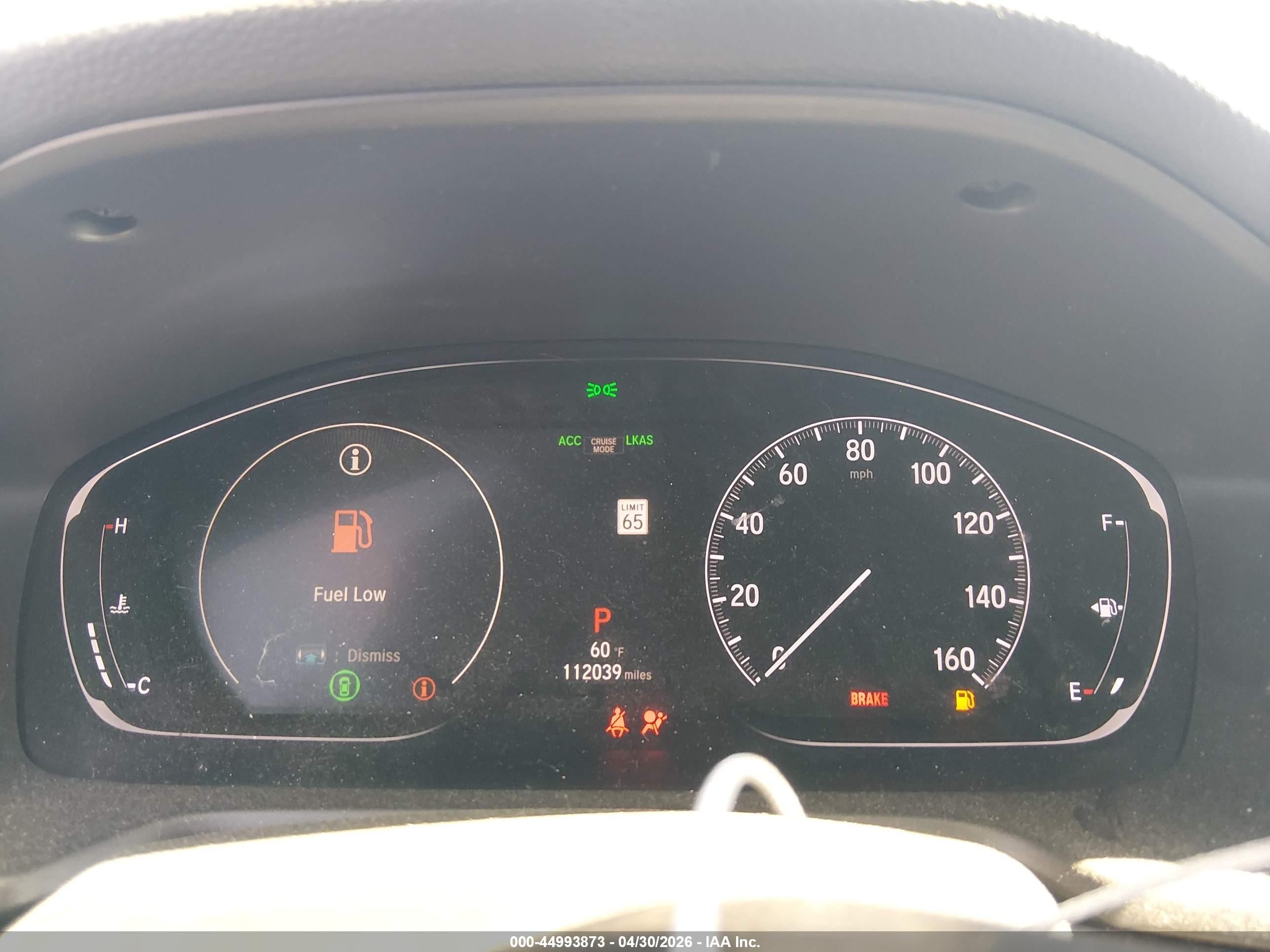 2019 Honda Accord Sport White vin: 1HGCV1F31KA081630